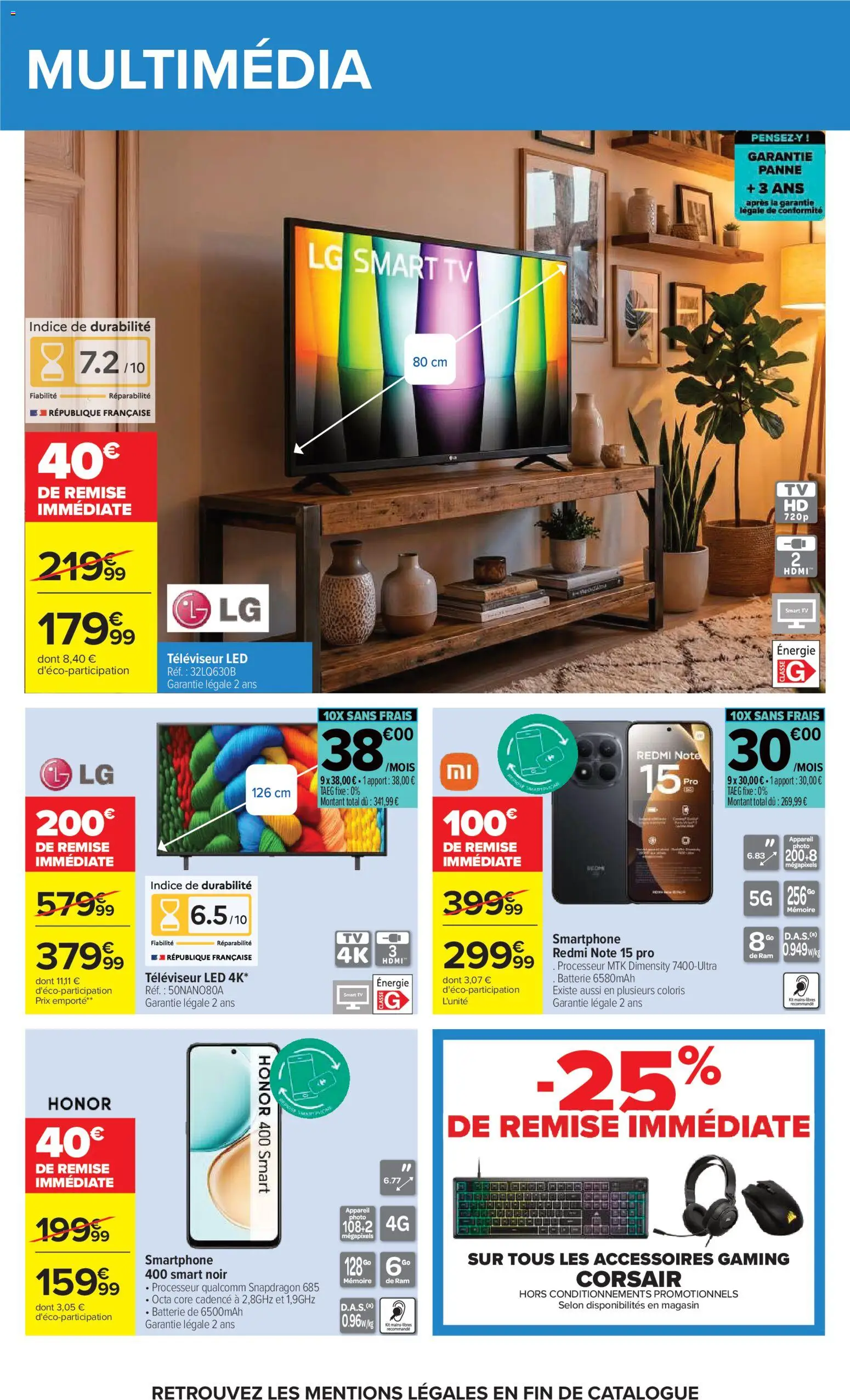 {H1} | Page: 72 | Produits: Smartphone, Appareil photo, Televiseur, Batterie