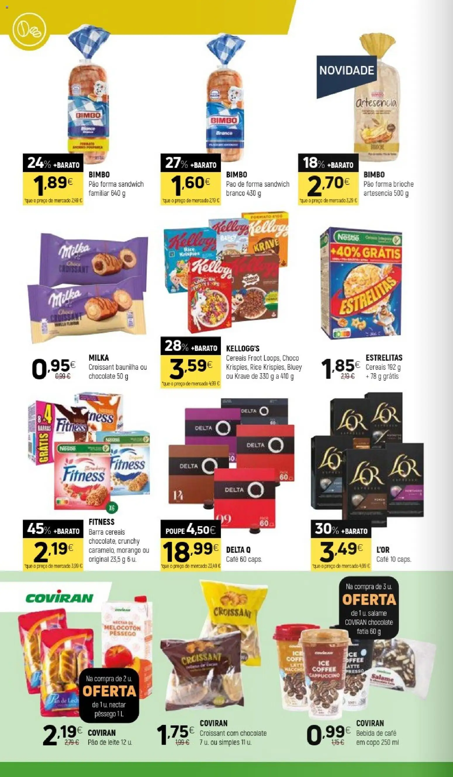 Coviran folheto │ válido de 05.05.2026 | Página: 14 | Produtos: Pão de forma, Delta q, Pão, Café