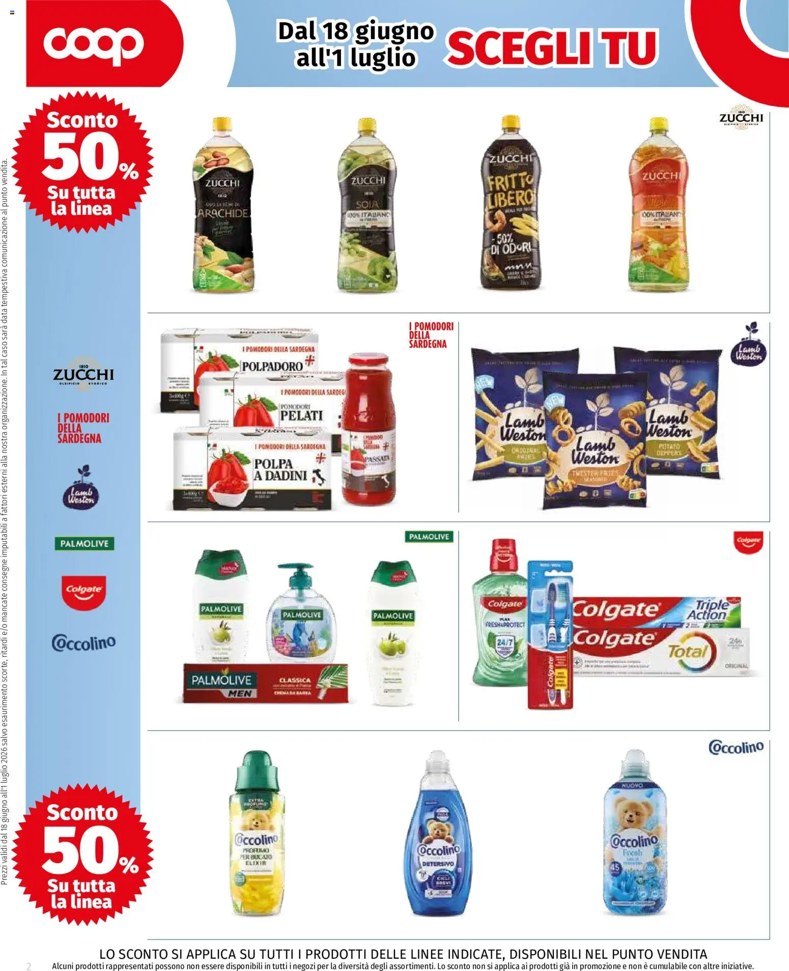 Volantino COOP del 18.06.2026 | Pagina: 2 | Prodotti: Pomodori, Data
