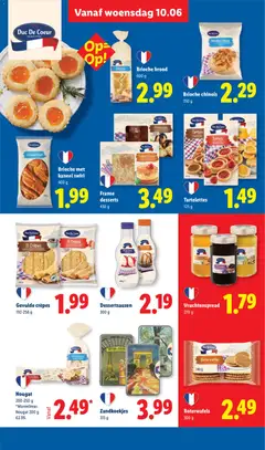 Brioche brood, A bag of brioche bread. - Voorbeeld van een folder van Lidl, geldig van 08.06.2026 | Pagina: 33 | Producten: Brood, Zandkoekjes, Fruit, Kaneel