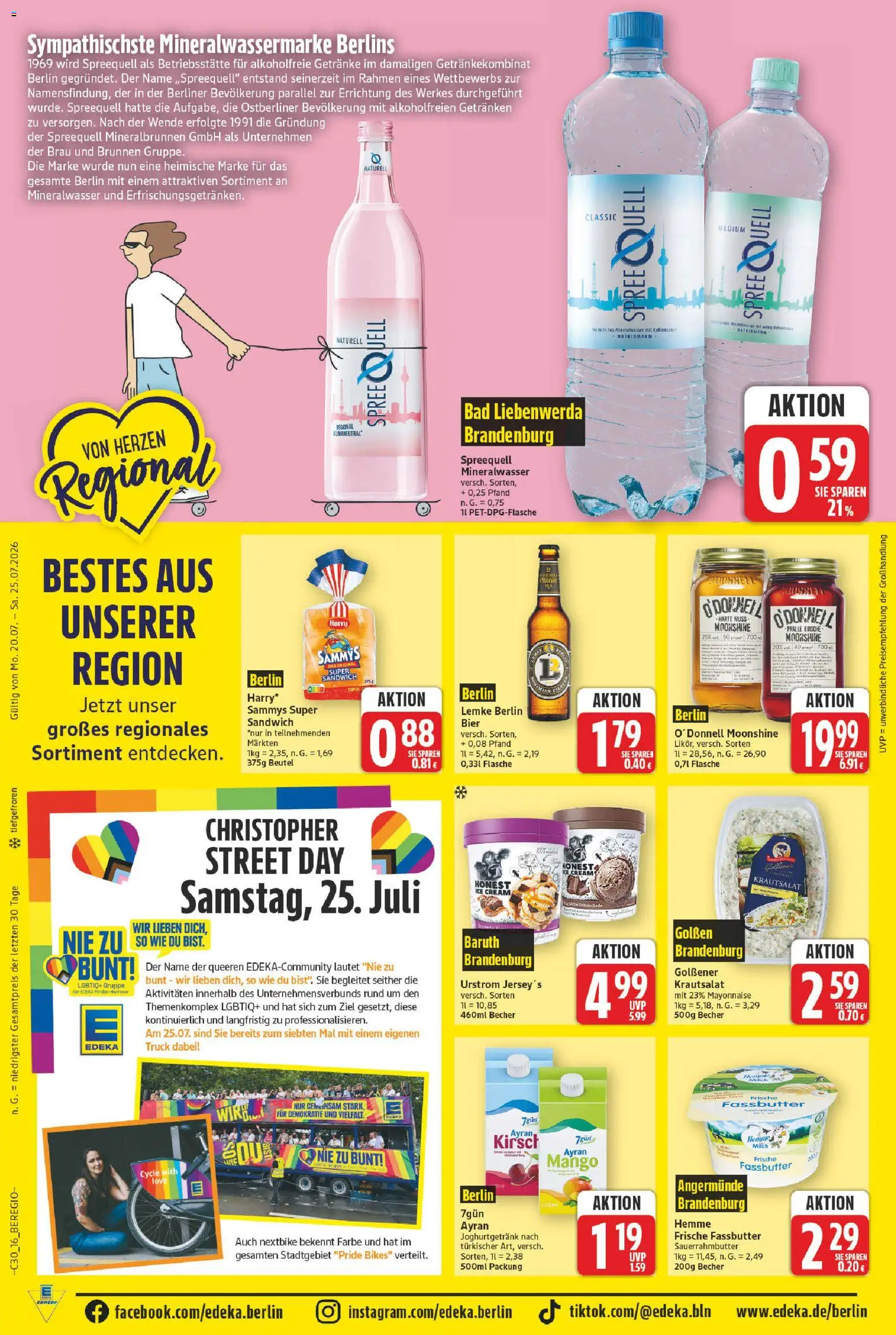 E center Prospekt – gültig ab 20.07.2026 | Seite: 17 | Produkte: Berliner, Bier, Bad, Mango