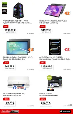 Media Markt Prospekt ab 06.07.2026 gültig | Seite: 16 | Produkte: Lenovo, HP, Epson, Samsung