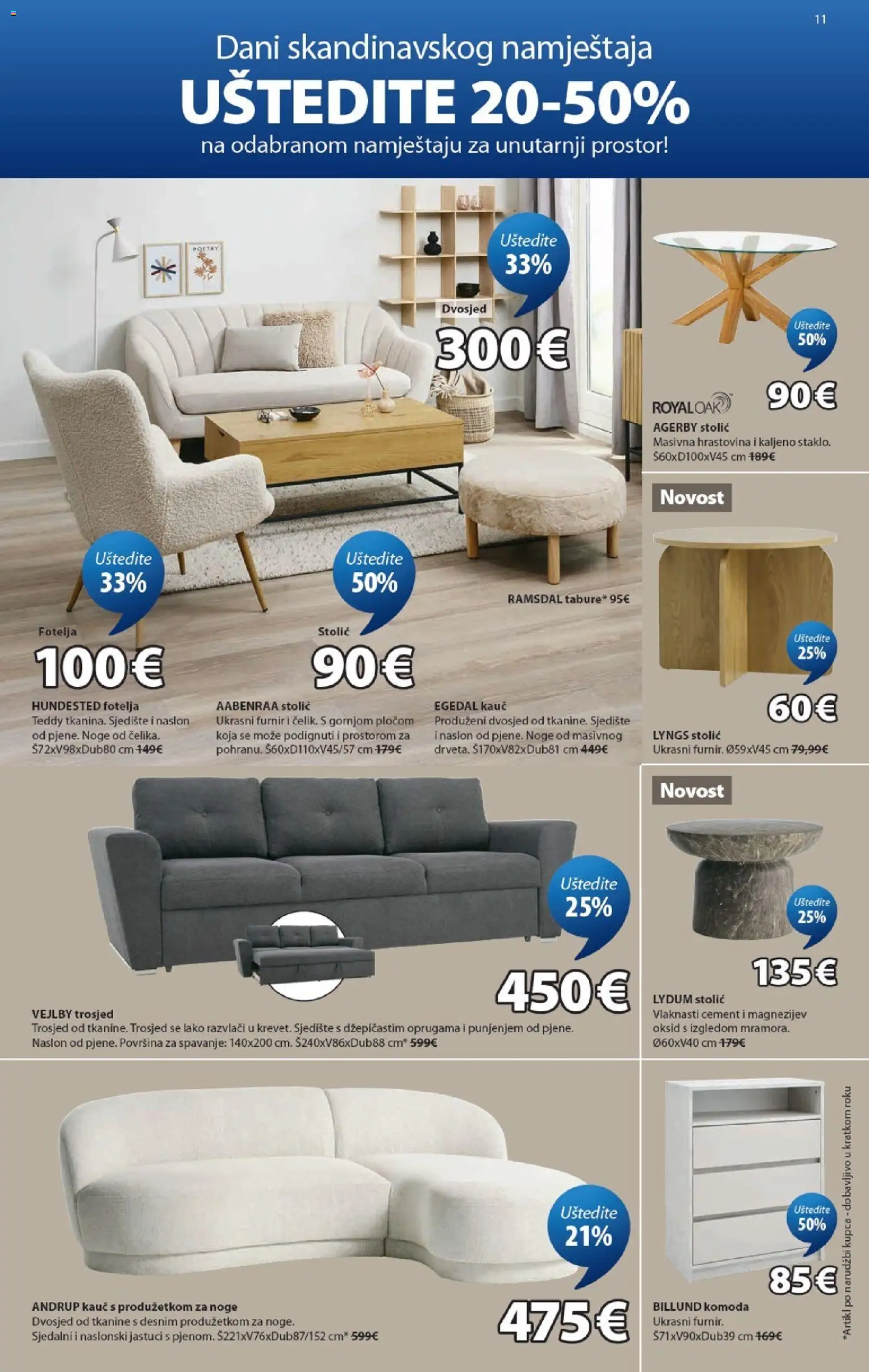 JYSK katalog | vrijedi od 09.09.2026 | Stranica: 11