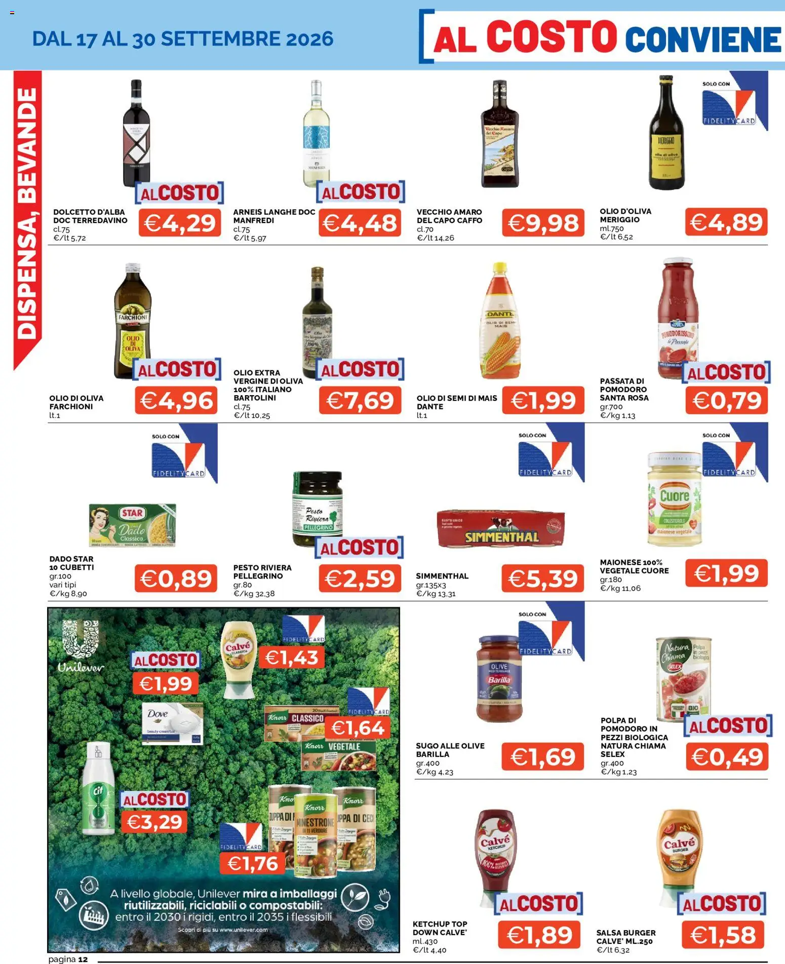 Volantino Mercatò del 17/09/2026 | Pagina: 12 | Prodotti: Ketchup, Barilla, Pesto, Olio di Oliva