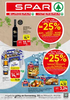 Spar - Flugblatt ab 03.09.2026 gültig