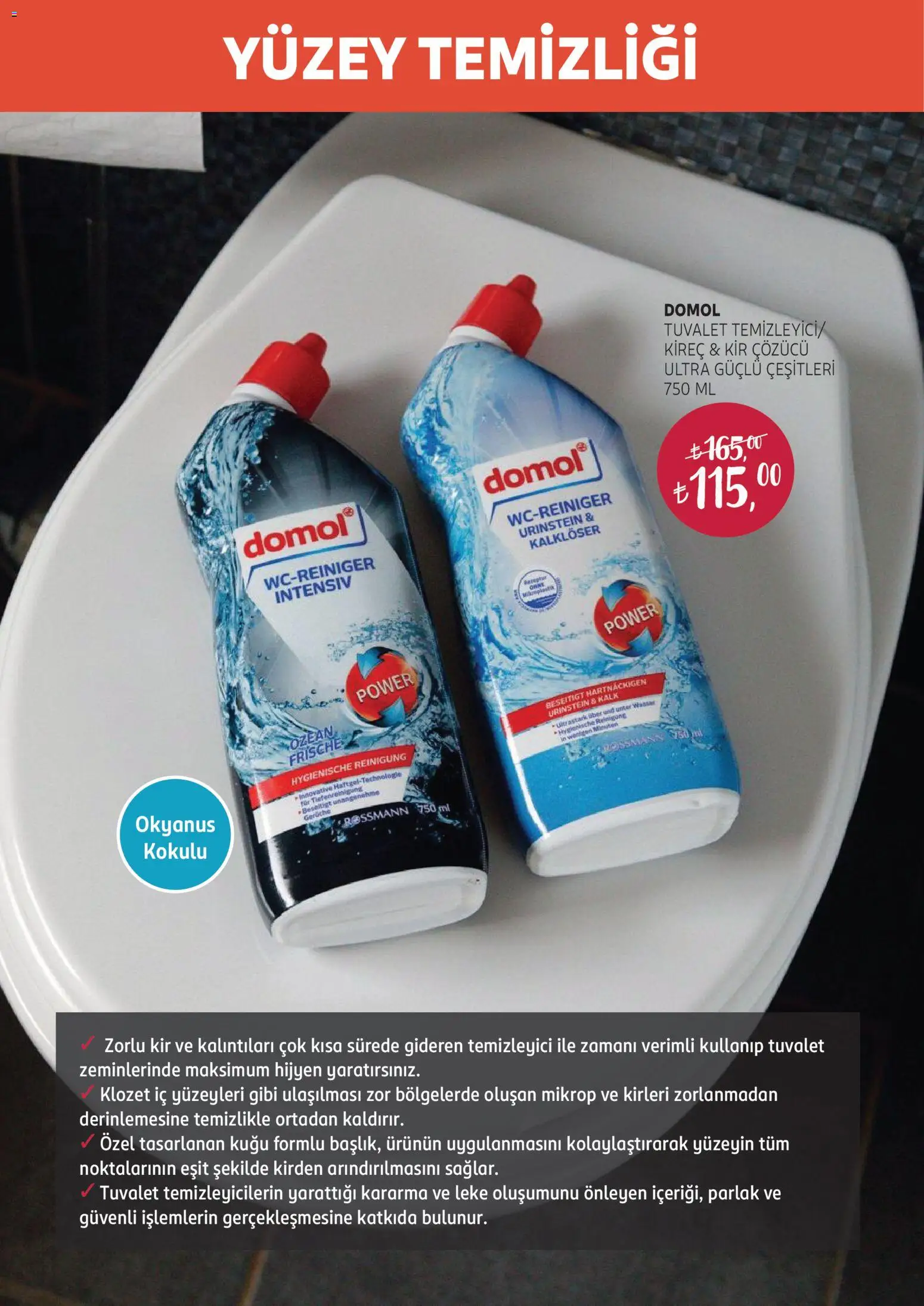 Rossmann - Temiizlik Festivali Kataloğu - 30.04.2026 tarihinden itibaren geçerlidir | Sayfa: 11 | Ürünler: Tuvalet