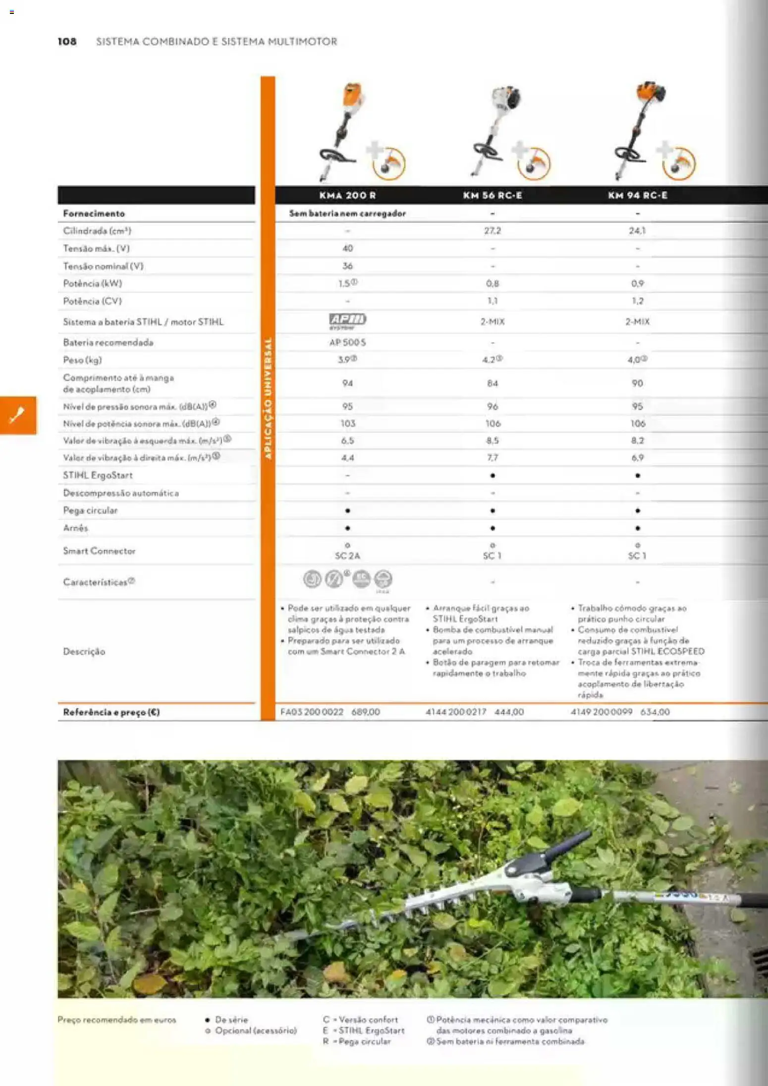 Stihl Catálogo │ válido de 07/09/2026 | Página: 108 | Produtos: Manga, Ferramentas, Bateria