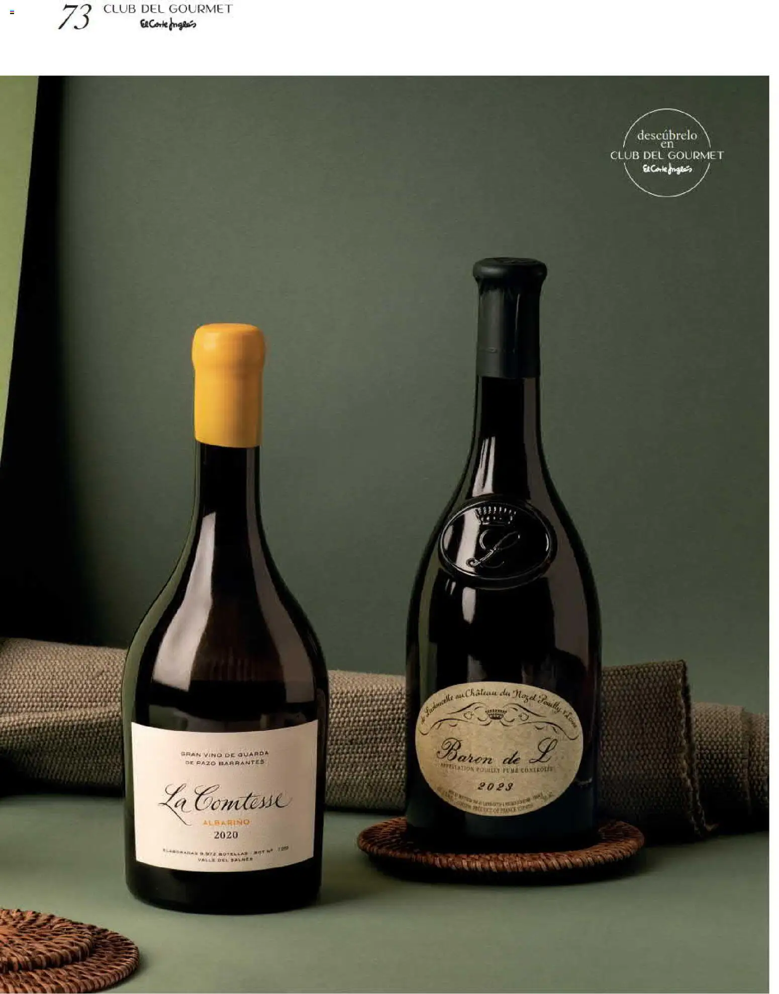 El Corte Inglés Gourmet Magazine │ válido desde el 01/10/2026 | Página: 73 | Productos: Vino