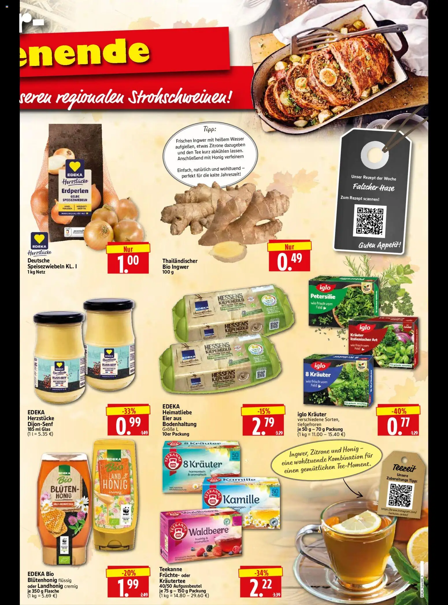 HERKULES Sonderbeilage – gültig ab 15.10.2026 | Seite: 3 | Produkte: Eier, Iglo, Zitrone, Petersilie
