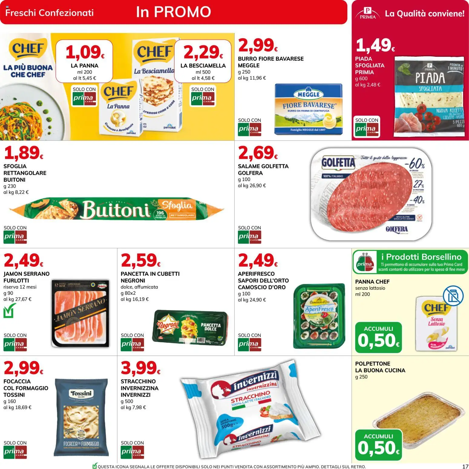 Volantino Basko del 03/09/2026 | Pagina: 17 | Prodotti: Focaccia, Burro, Stracchino, Lievito