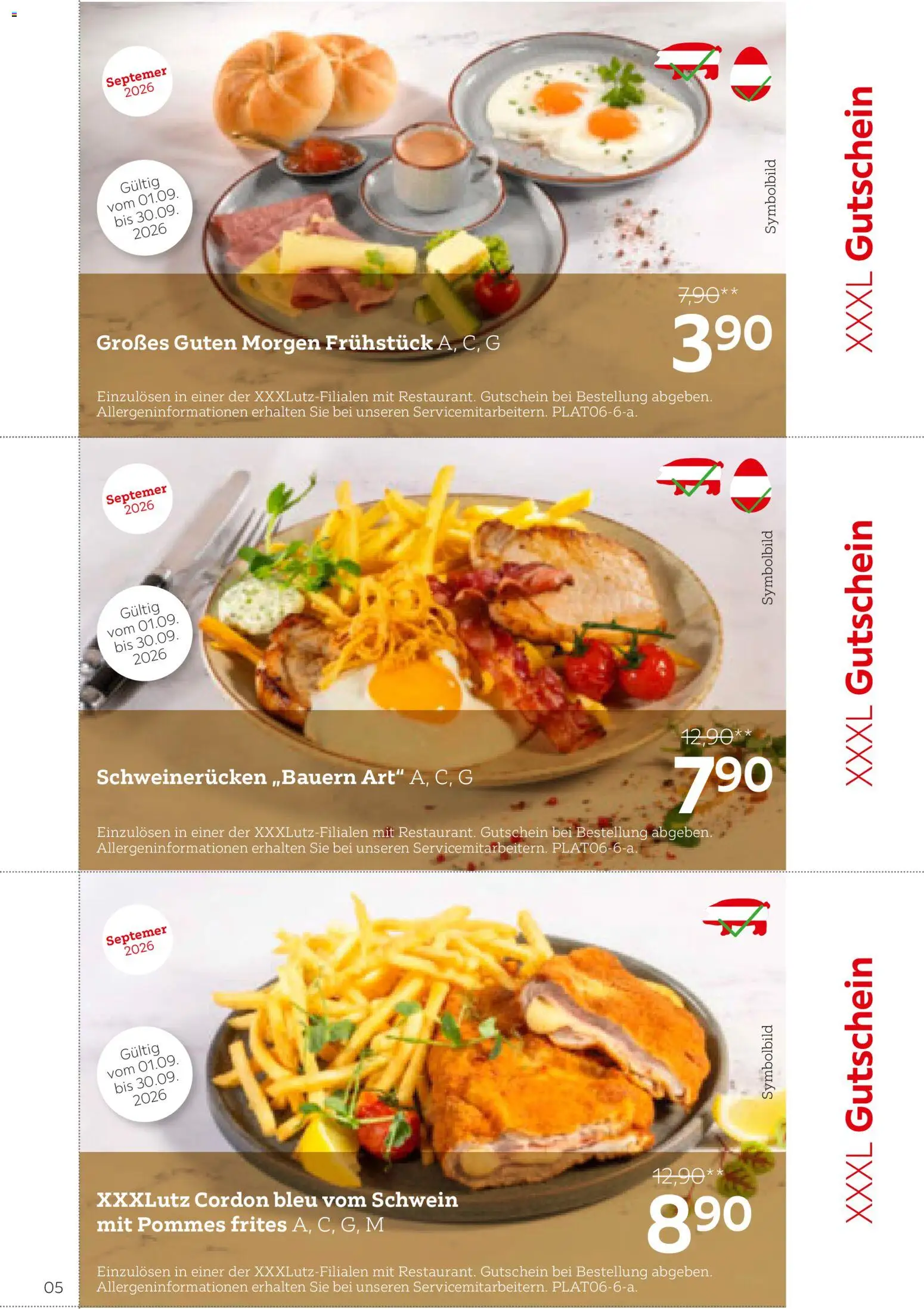 XXXLutz Restaurant gültig ab 01.08.2026 | Seite: 5