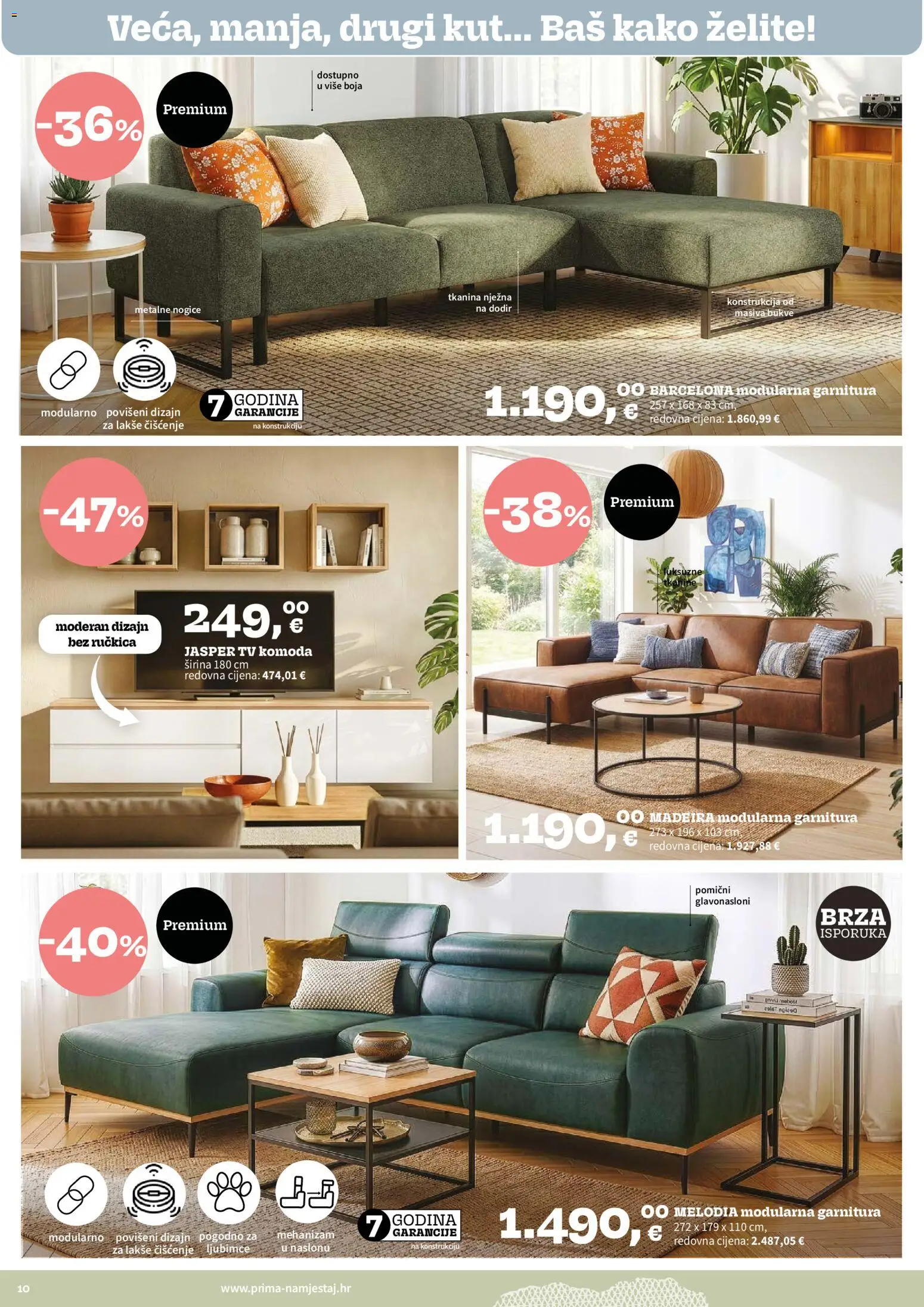 Prima katalog | vrijedi od 01.09.2026 | Stranica: 10 | Proizvodi: Komoda, Bas, Tv