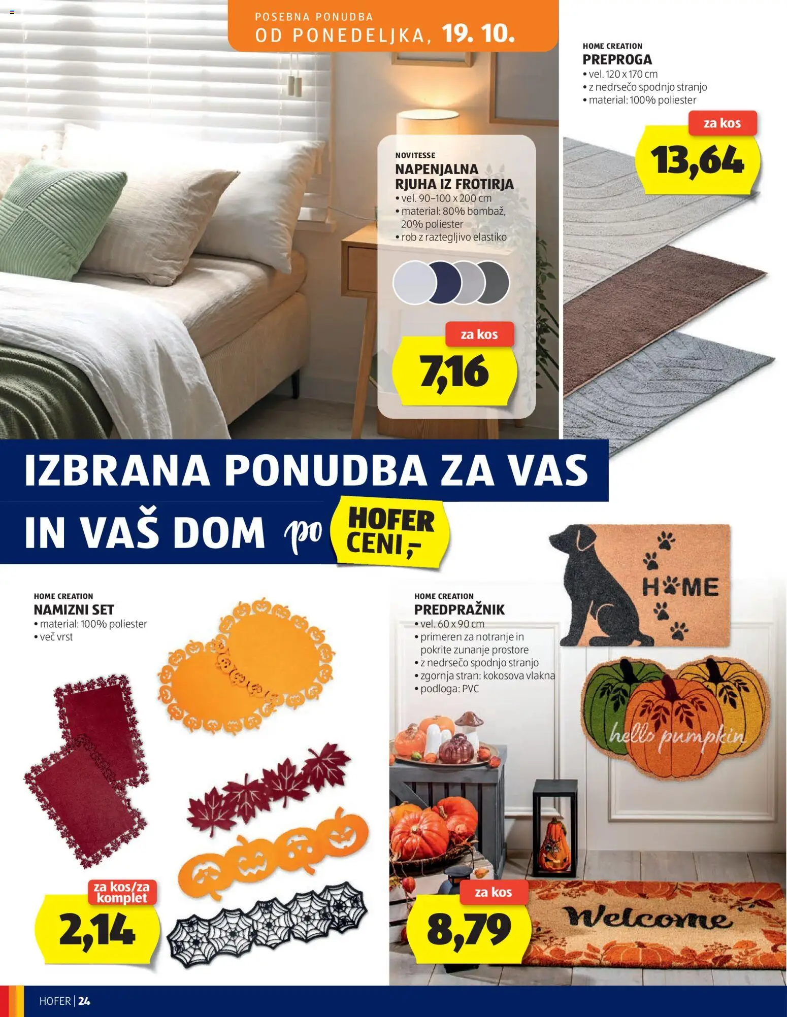 Novi Hofer katalog ponudbe – veljaven od 14.10.2026 | Stran: 24