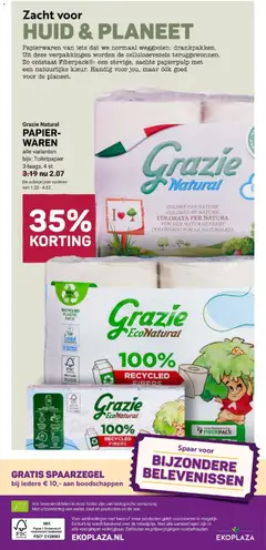 Ekoplaza folder - Voorbeeld van een folder van Ekoplaza, geldig van 12-08-2026 | Pagina: 20 | Producten: La, Zout, Levensmiddelen, Toiletpapier