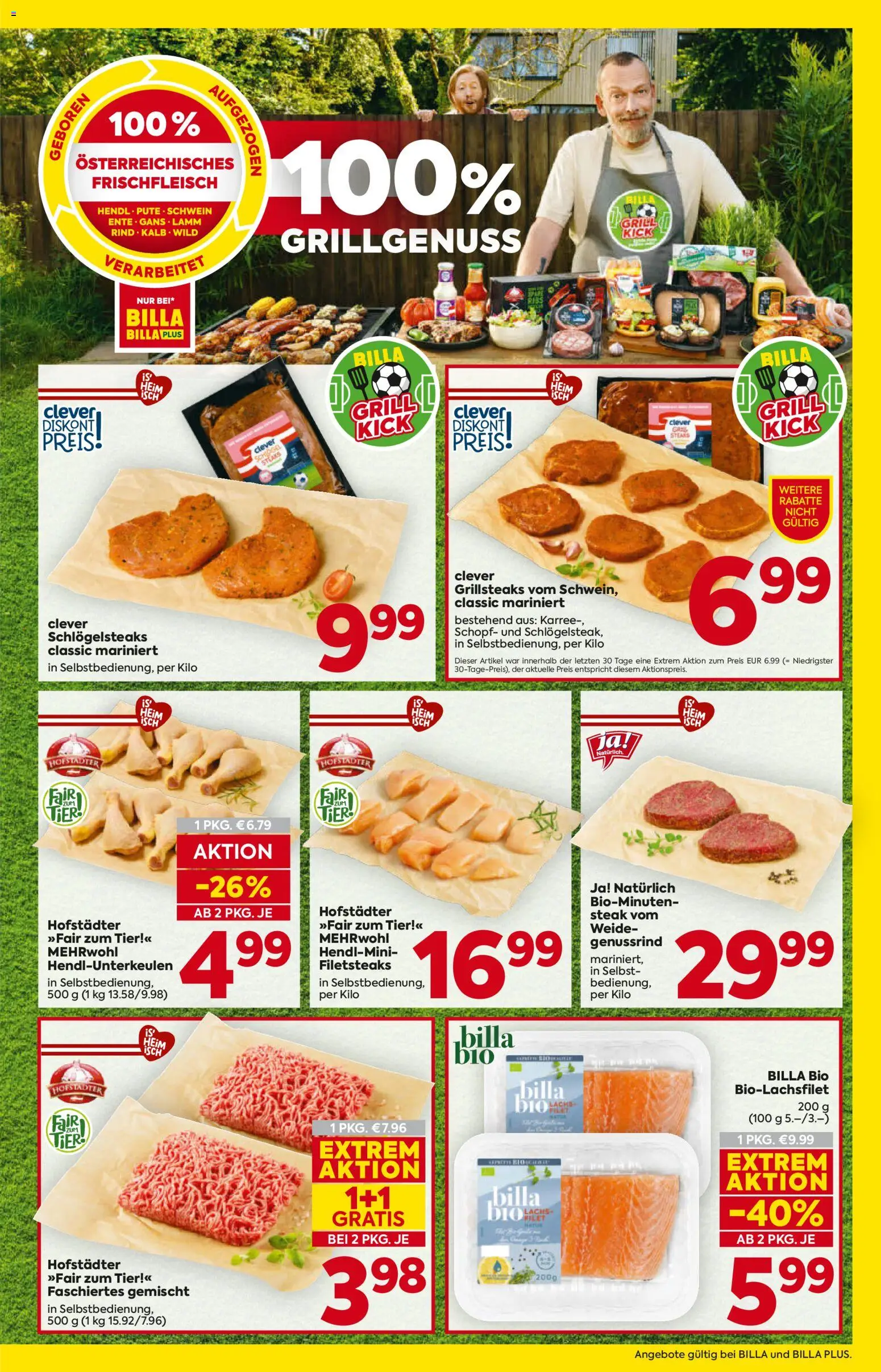 Billa AT akciós ujság - amely érvényes a következő dátumtól: 2026.07.16. | Oldal: 5 | Termékek: Grill, Steak