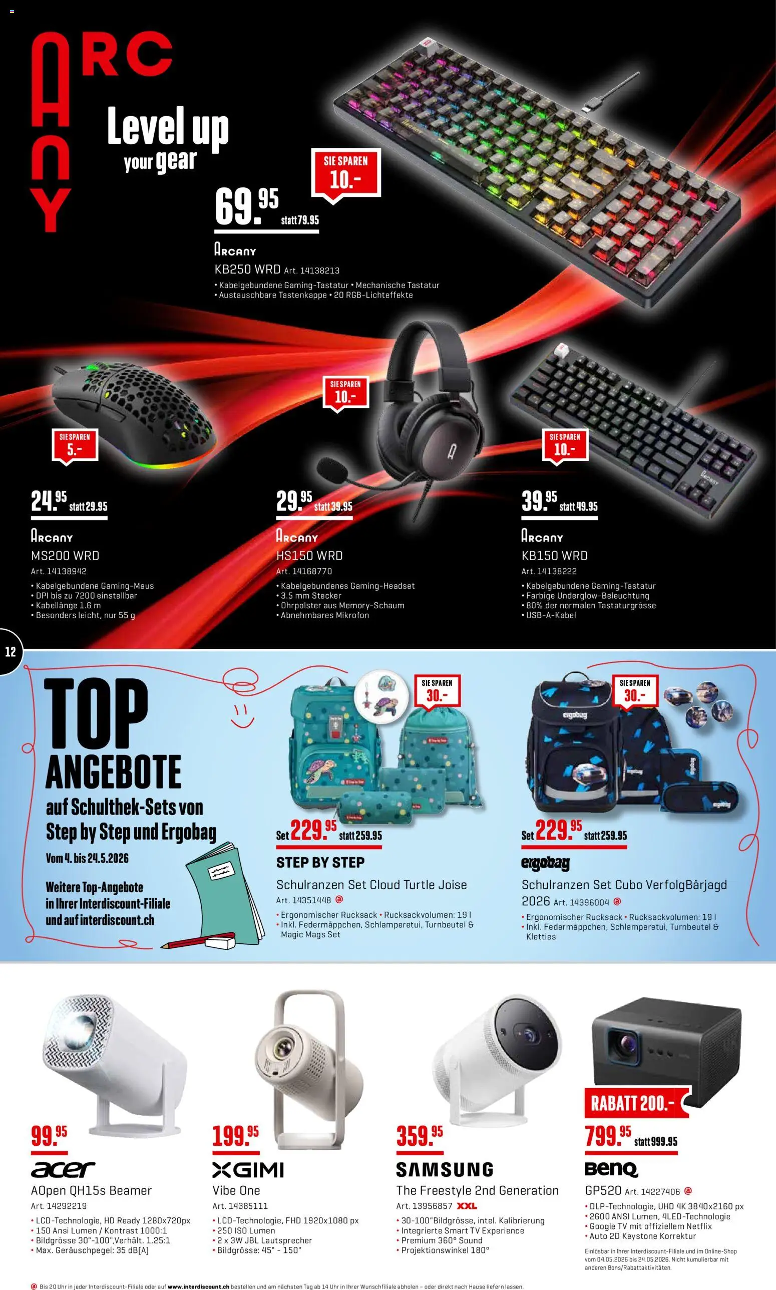 Interdiscount aktionen – gültig ab 04.05.2026 | Seite: 12