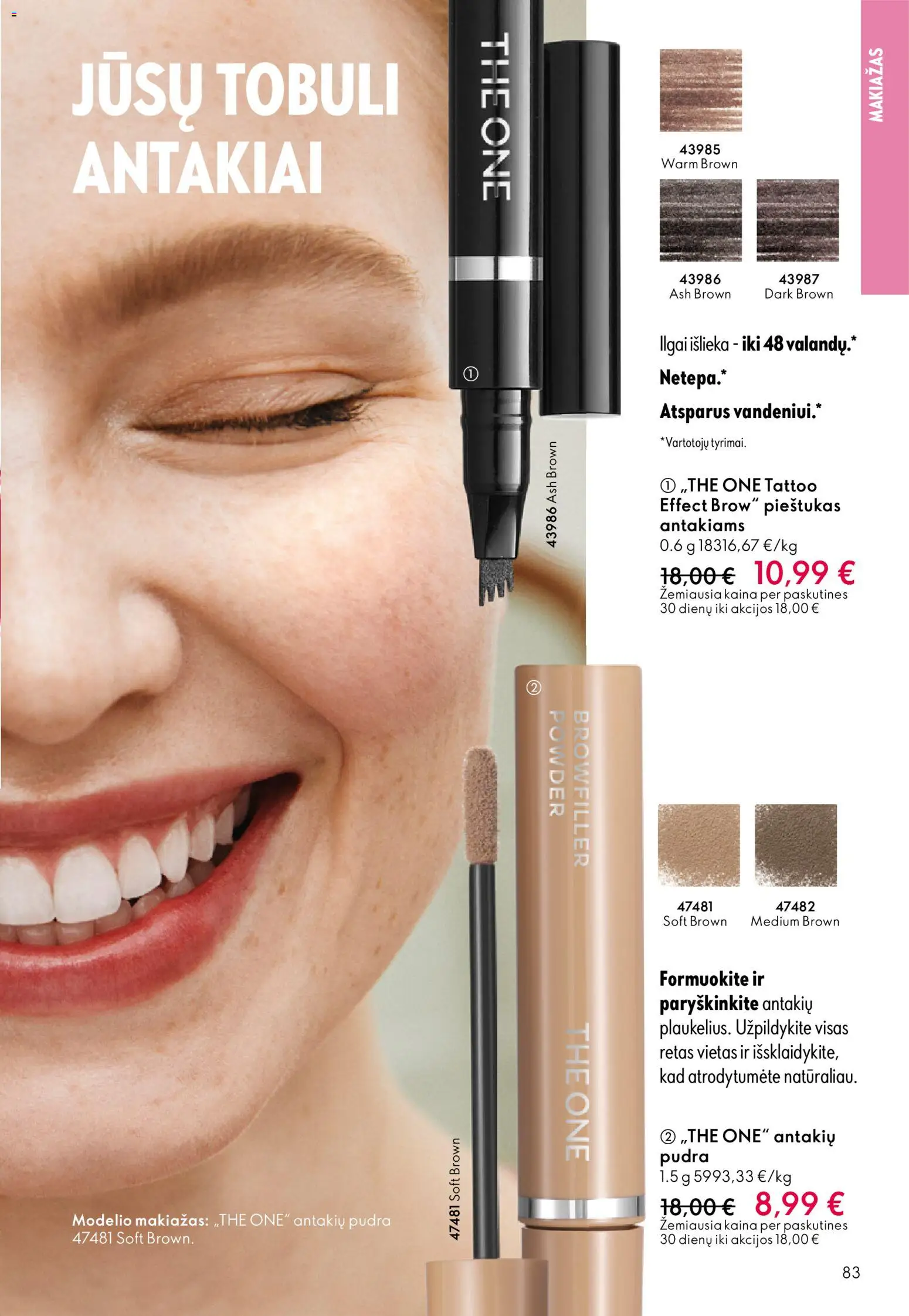 Oriflame akcijos nuo 13.05.2026 | Puslapis: 83 | Prekių: Makiažas, Pudra