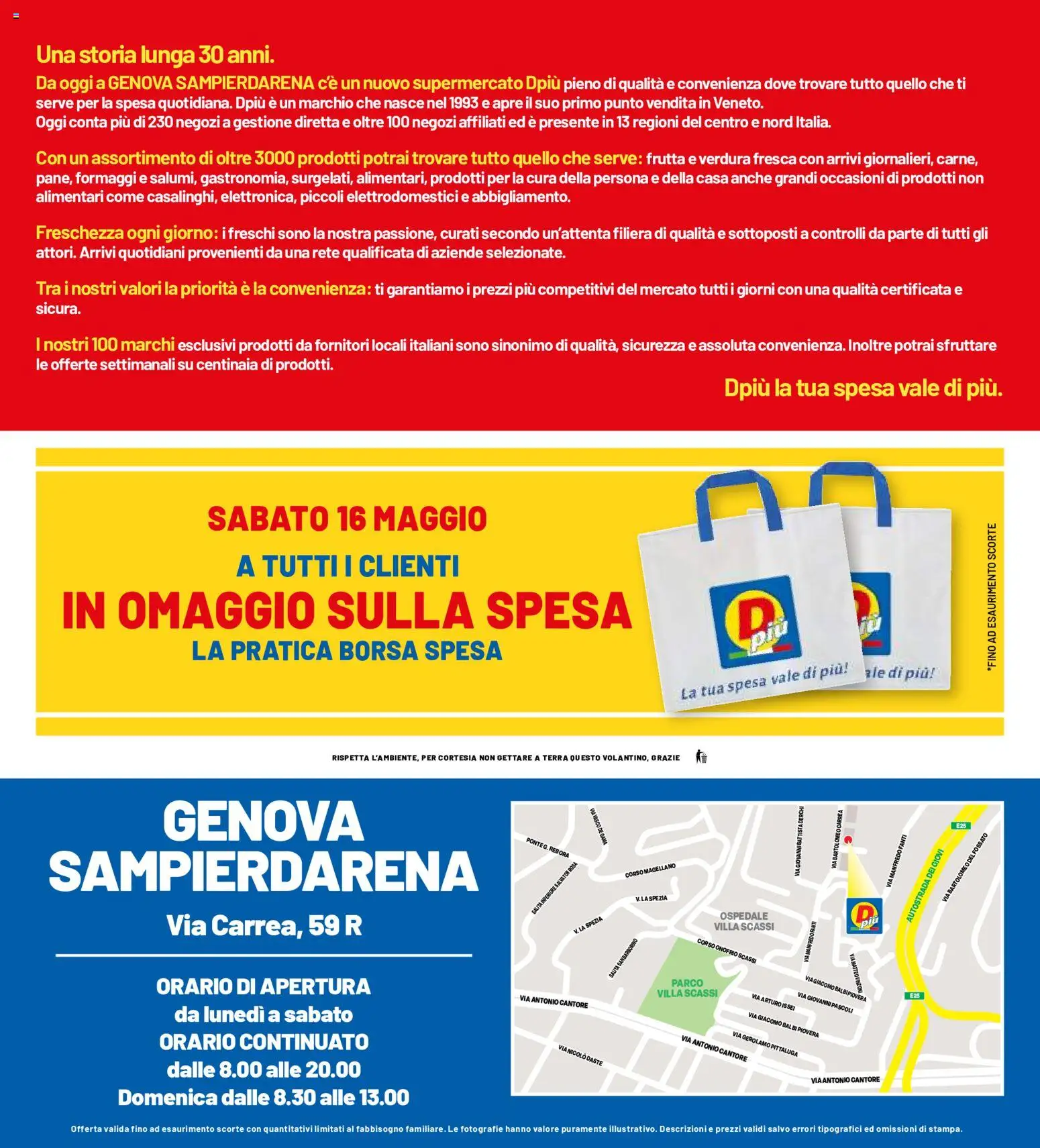 Volantino D Più del 14.05.2026 | Pagina: 20 | Prodotti: Frutta, Borsa, Terra