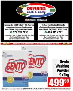 Devland specials catalogue – valid from 23/07/2026