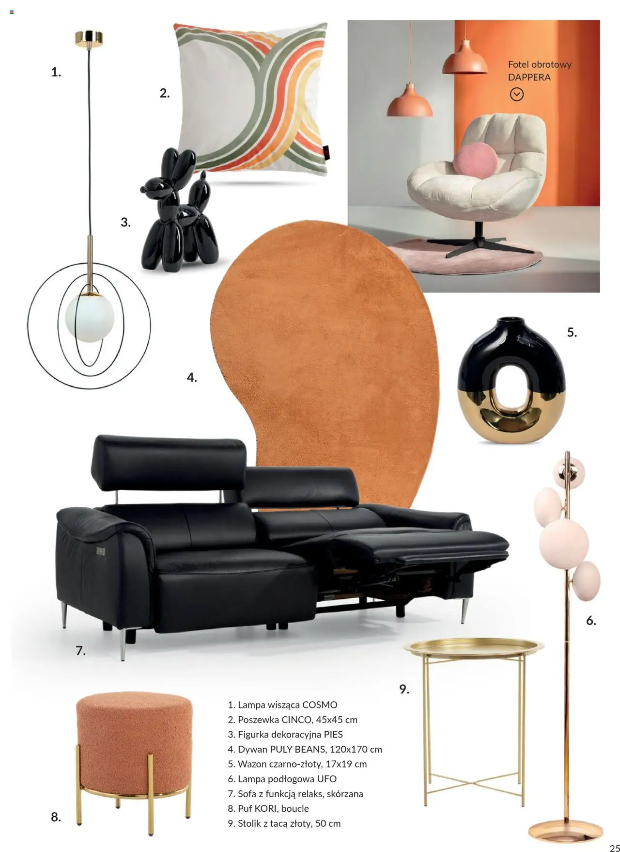 Salony Agata Gazetka - Trendbook od 21.03.2025 | Strona: 25 | Produkty: Sofa, Fotel, Wazon, Lampa