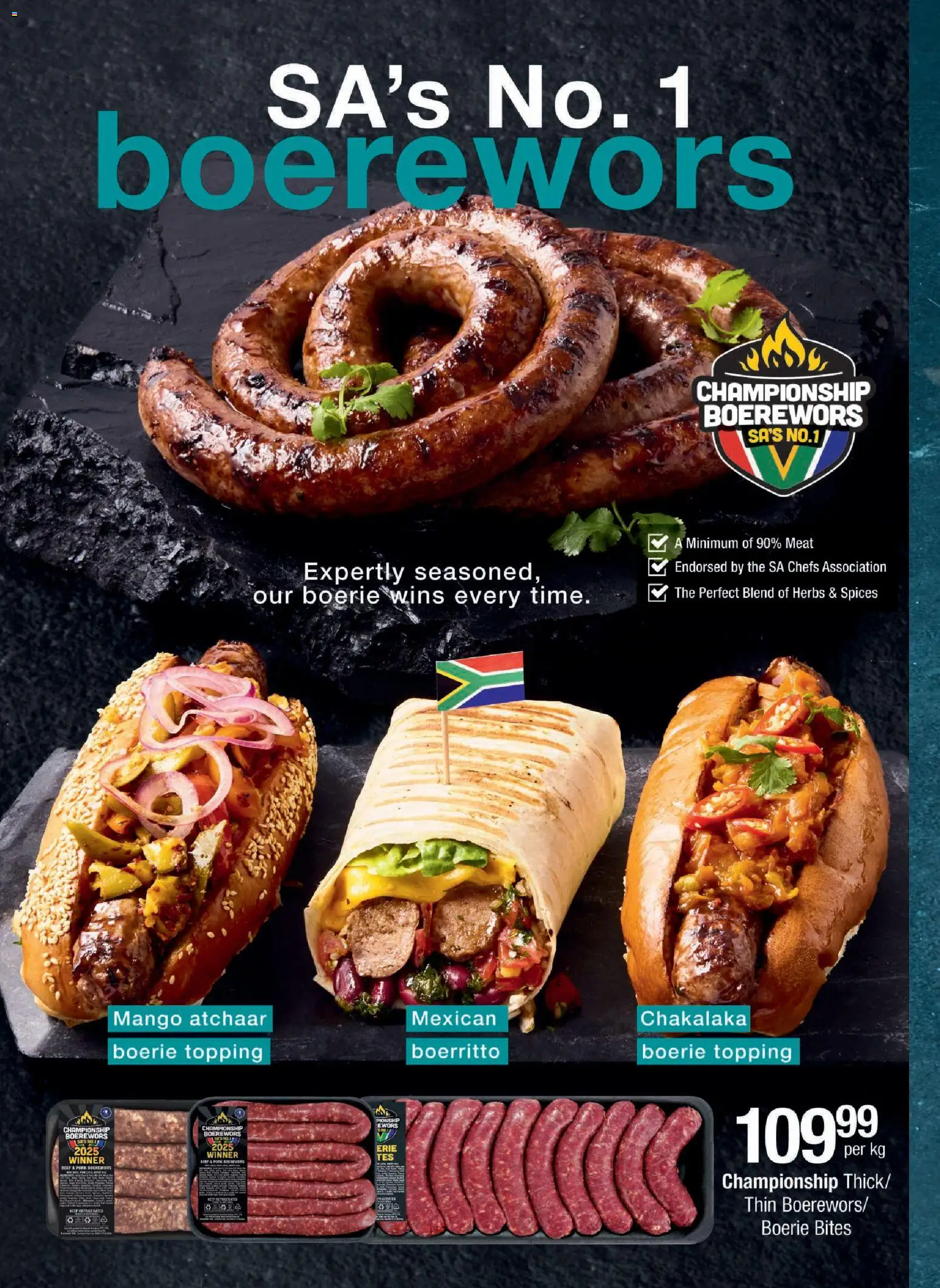 New Checkers catalogue – valid from 20/07/2026 | Page: 6 | Products: Pork, Beef, Spices, Mango