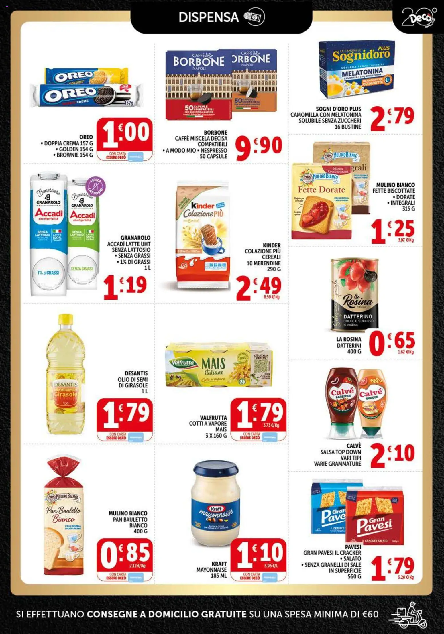 Volantino Decò del 29.05.2026 | Pagina: 7 | Prodotti: Crema, Olio, Fette biscottate, Merendine
