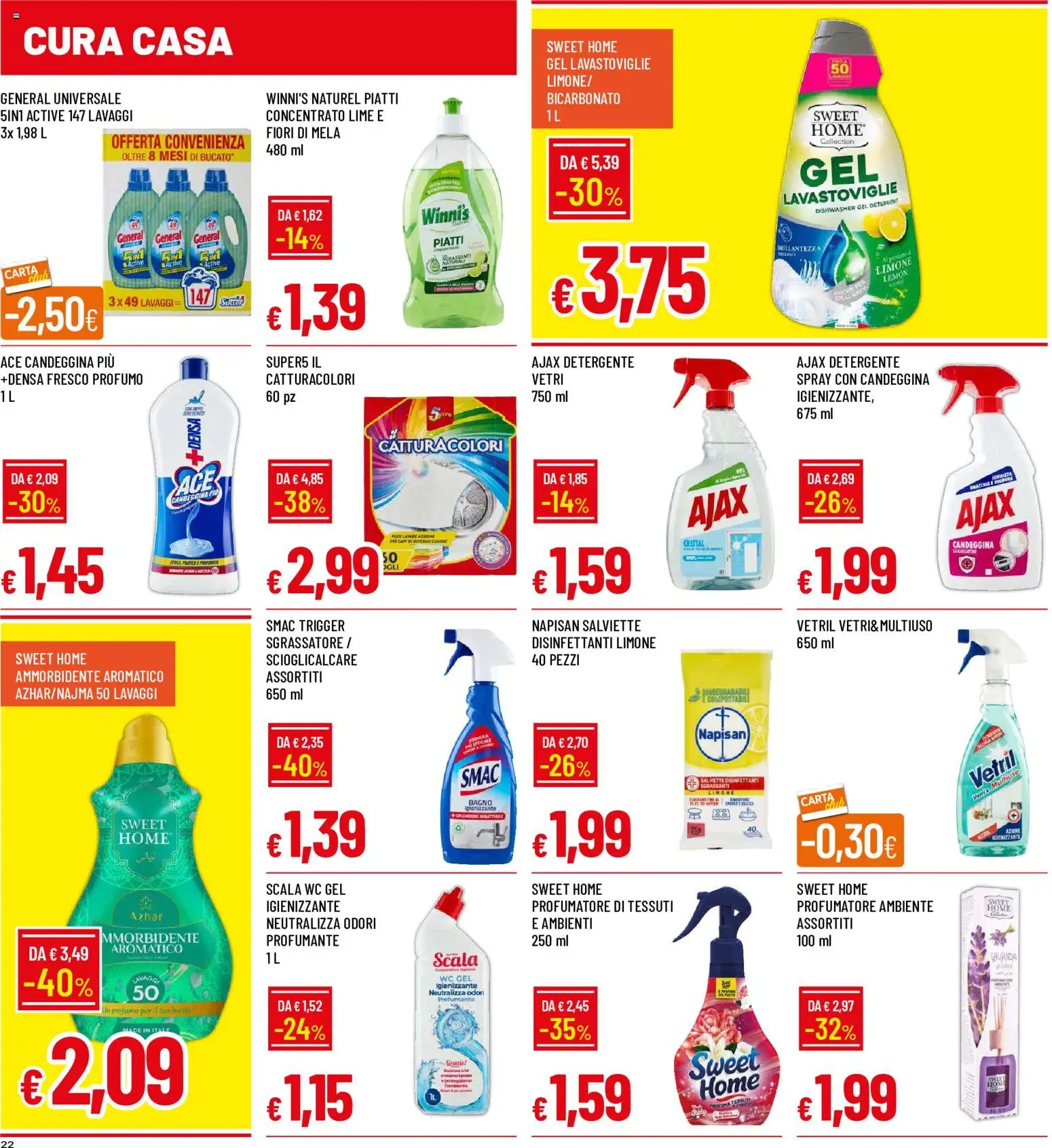 Volantino Galassia del 11/06/2026 | Pagina: 22 | Prodotti: Sgrassatore, Limone, Lime, Lavastoviglie