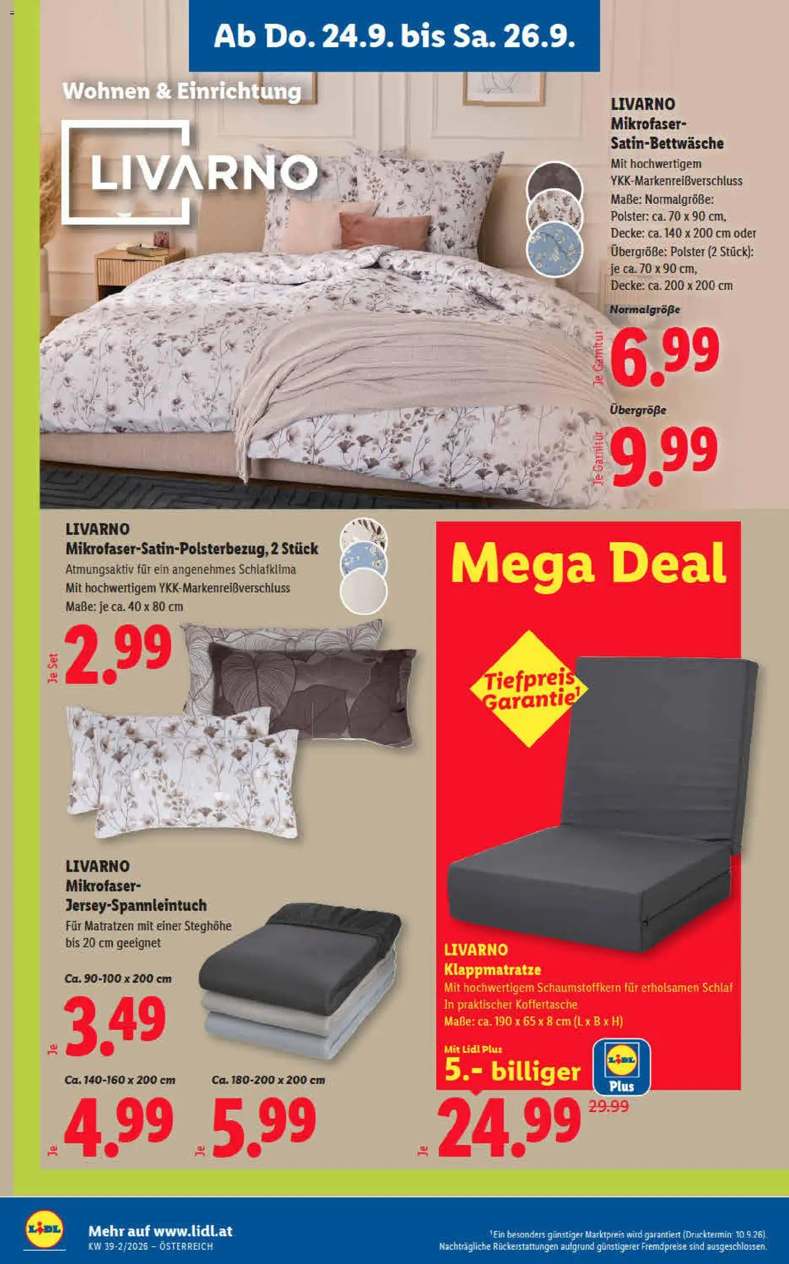 Lidl - Flugblatt gültig ab 24.09.2026 | Seite: 24 | Produkte: Decke