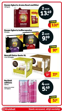 Kruidvat folder week 19 - Voorbeeld van een folder van Kruidvat, geldig van 05.05.2026 | Pagina: 77 | Producten: Koffiecapsules, Kan, Nescafe, Cappuccino