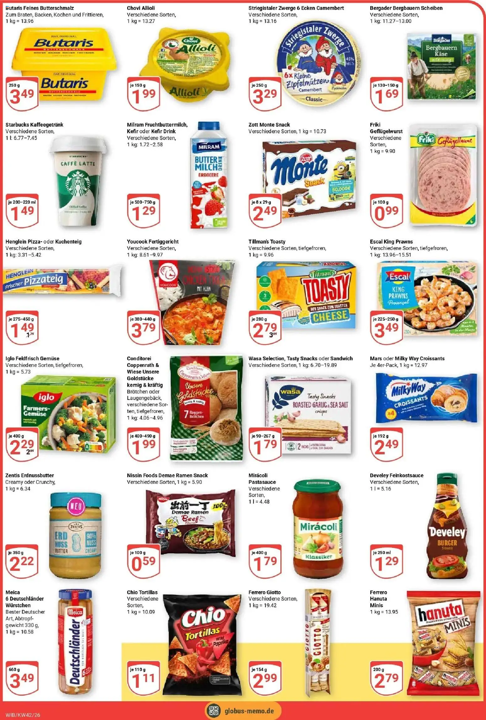 Globus Prospekt Wiesbaden-Nordenstadt (ab 12.10.2026) » Angebote online | Seite: 3 | Produkte: Butterschmalz, Youcook, Iglo, Mars