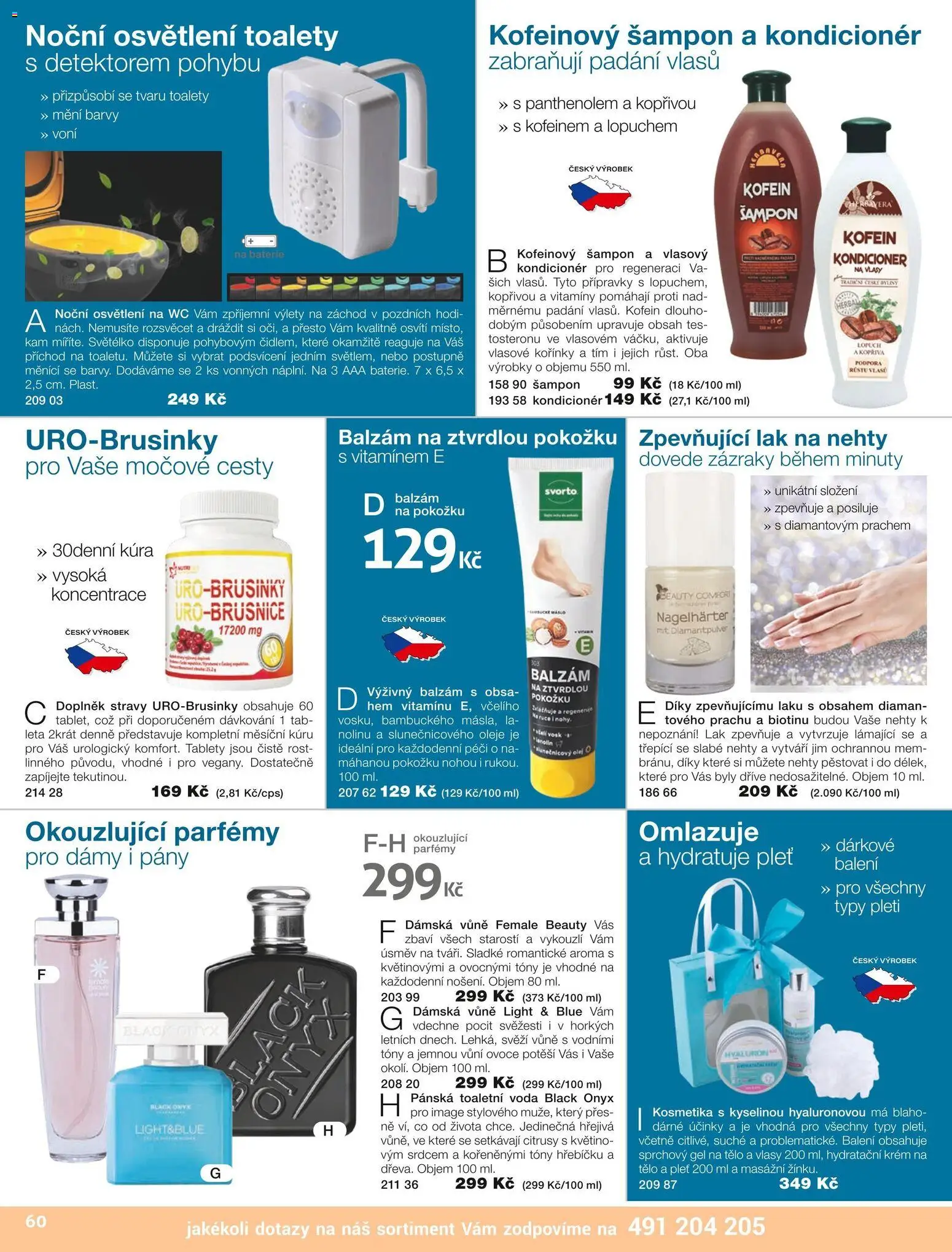 Decodoma katalog Podzim 2026 od 01.09.2026 | Strana: 60 | Produkty: Parfémy, Toaletní voda, Lak na nehty, Šampon