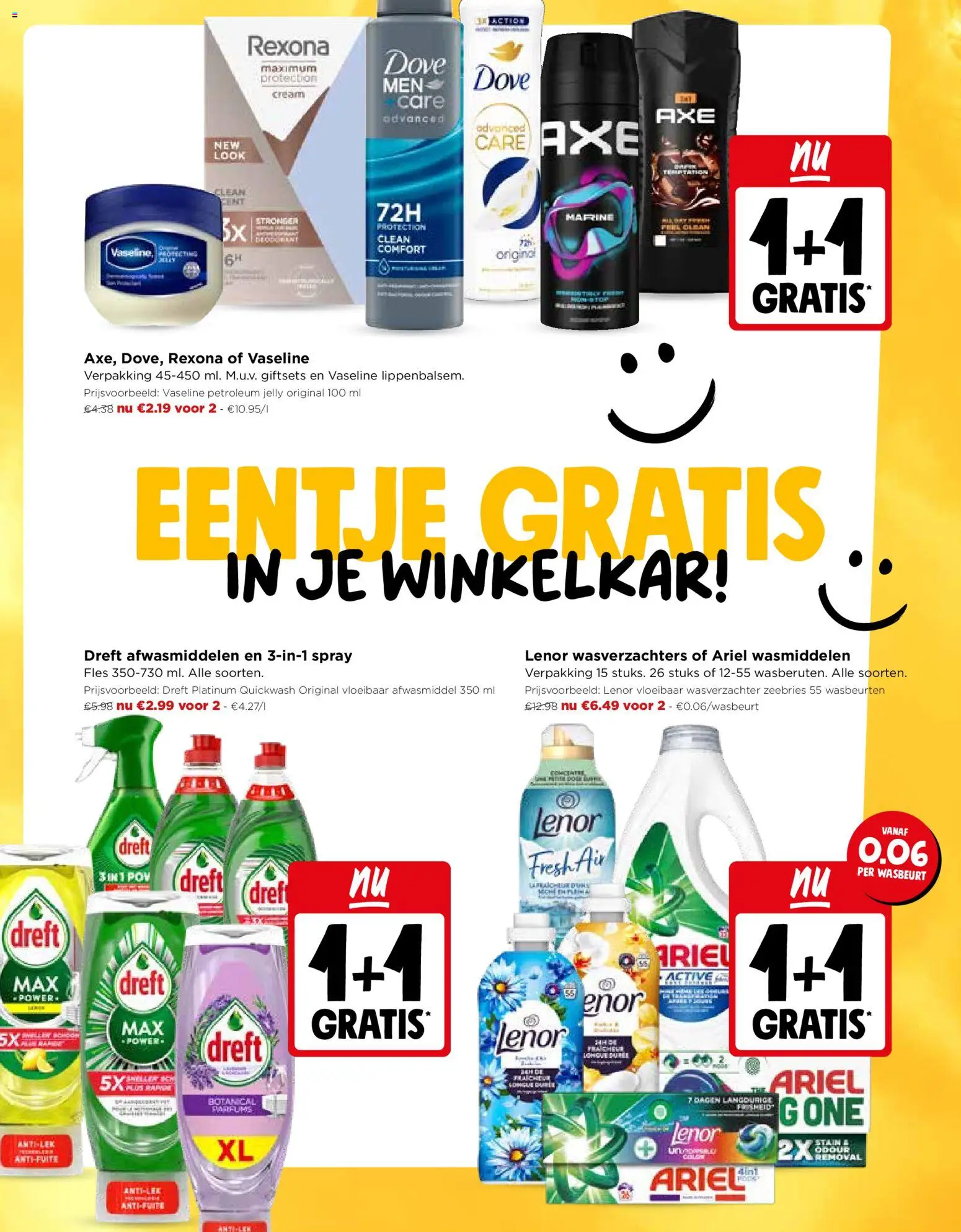 {H1} | Pagina: 16 | Producten: Fles, Afwasmiddel, Wasverzachter