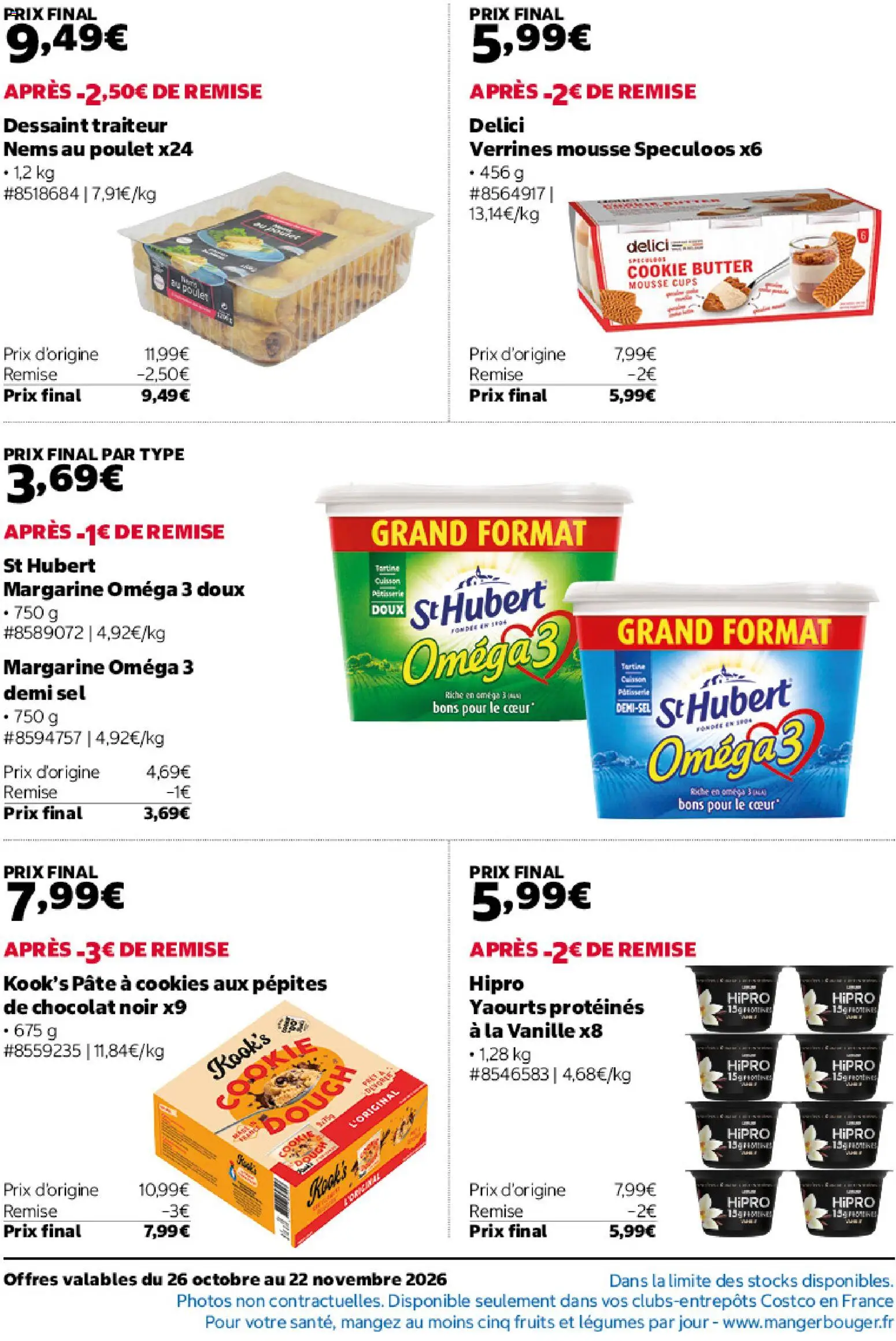 {H1} | Page: 10 | Produits: Vanille, Chocolat noir, Oméga, Oméga 3
