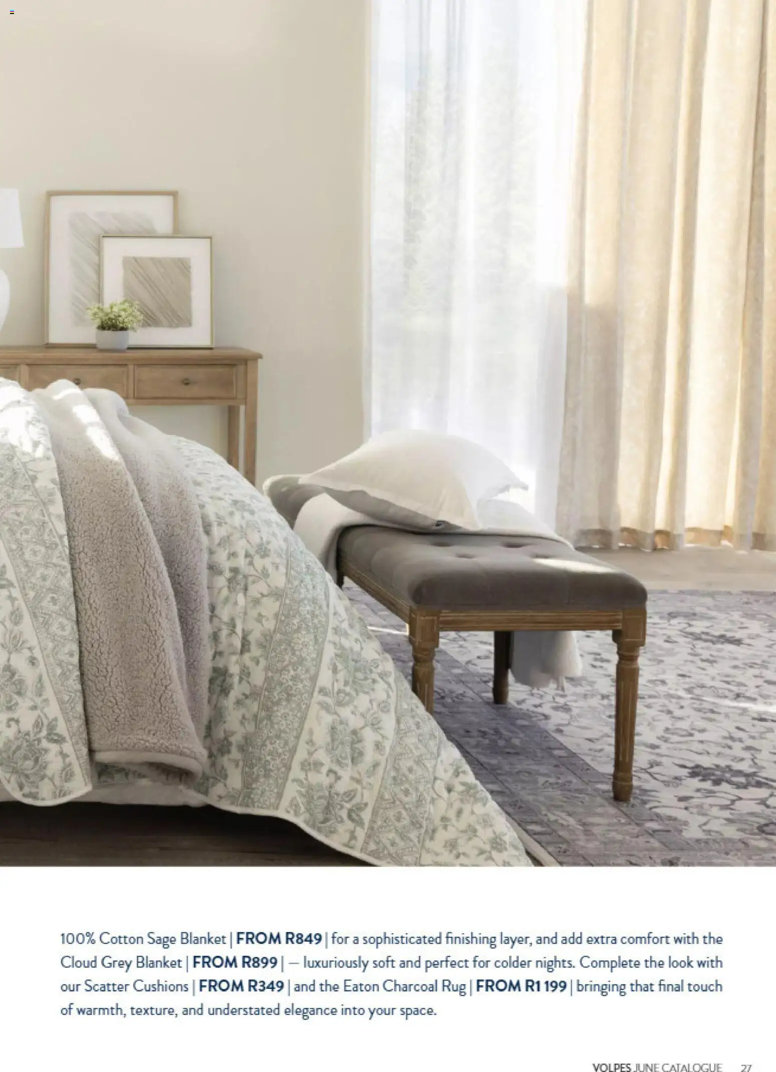 New Volpes catalogue – valid from 01/07/2026 | Page: 27 | Products: Rug, Blanket