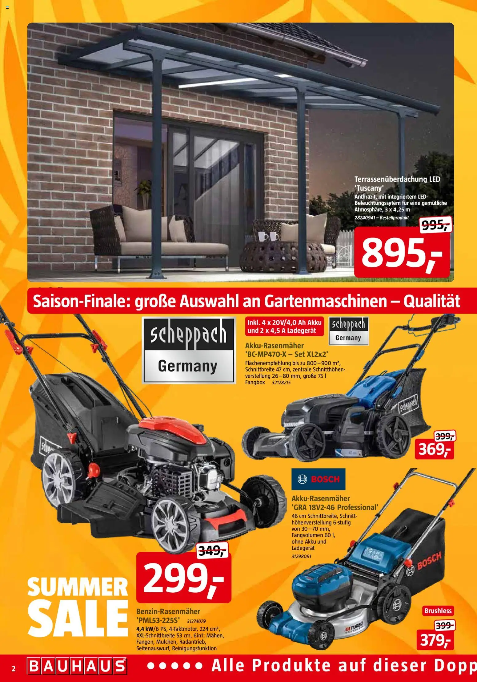 Bauhaus Prospekt – gültig ab 18.07.2026 | Seite: 2 | Produkte: Bosch, Ladegerät