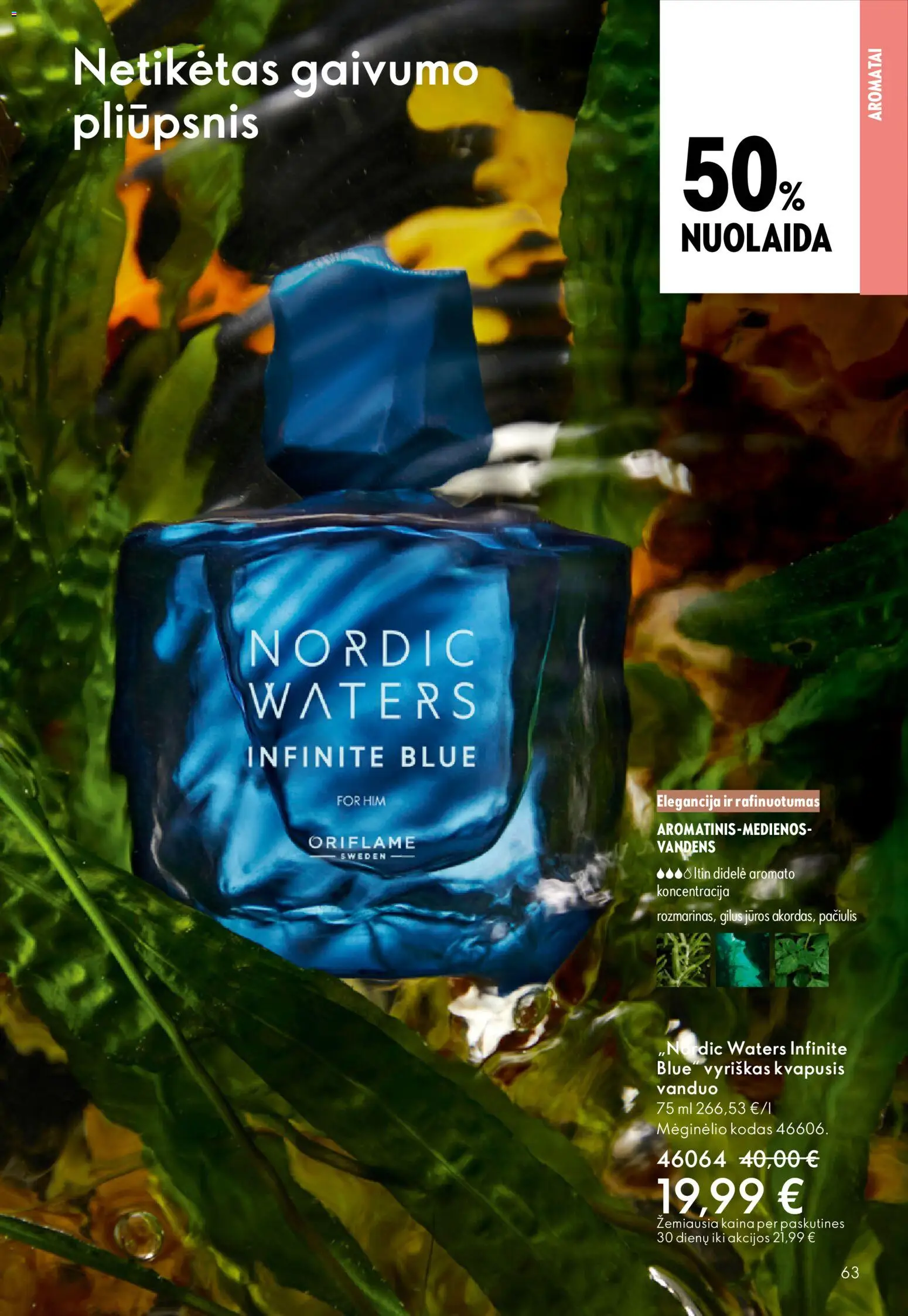 Oriflame akcijos nuo 13.05.2026 | Puslapis: 63 | Prekių: Kvapusis vanduo