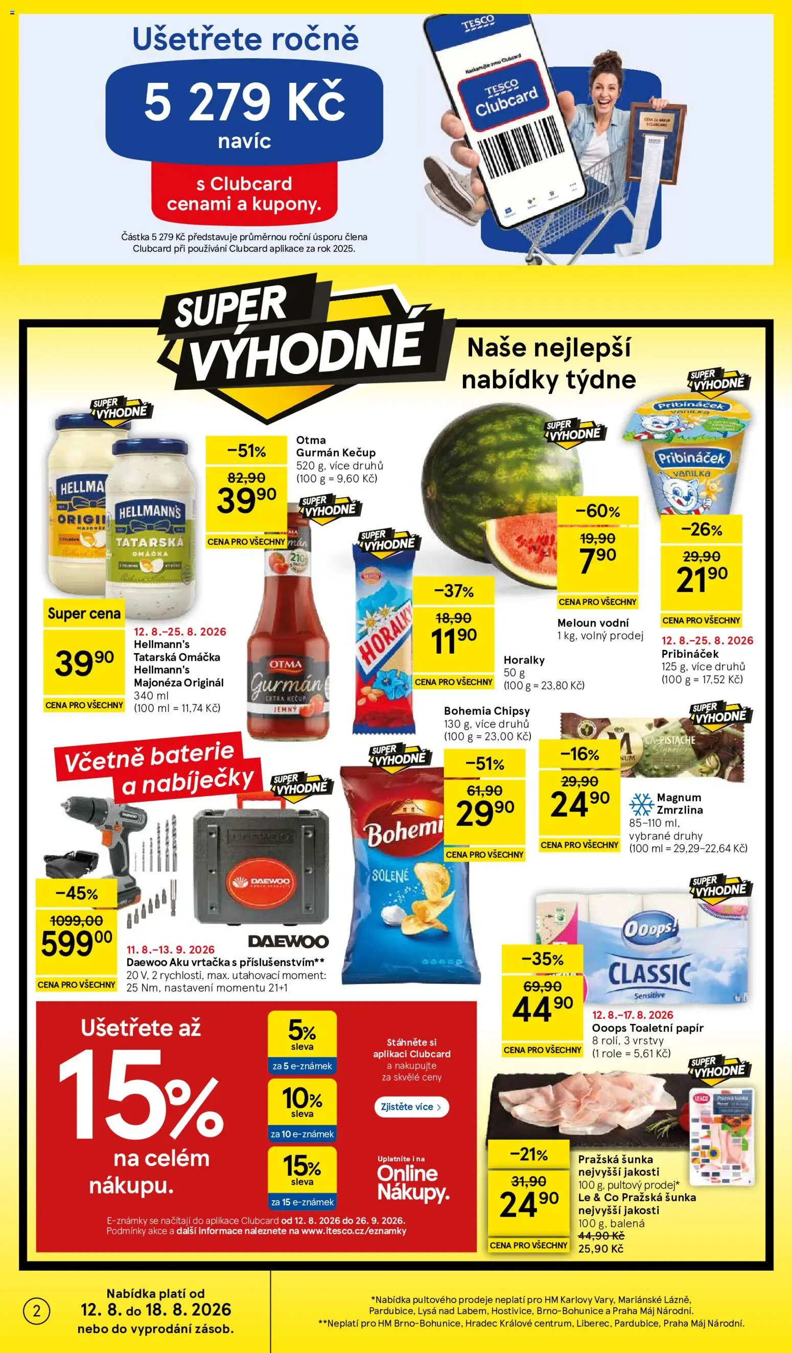 Tesco leták - Hypermarket od 12.08.2026 | Strana: 2