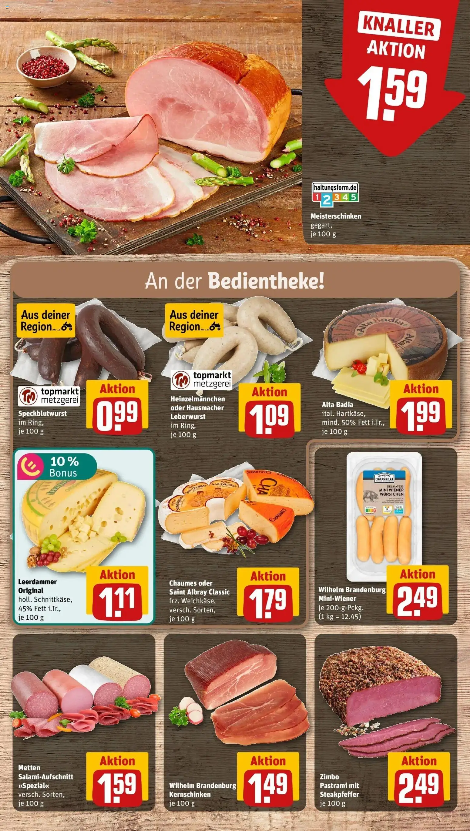 REWE Prospekt ab 31.08.2026 zum Blättern » Angebote | Seite: 10 | Produkte: Wiener wurstchen, Leerdammer