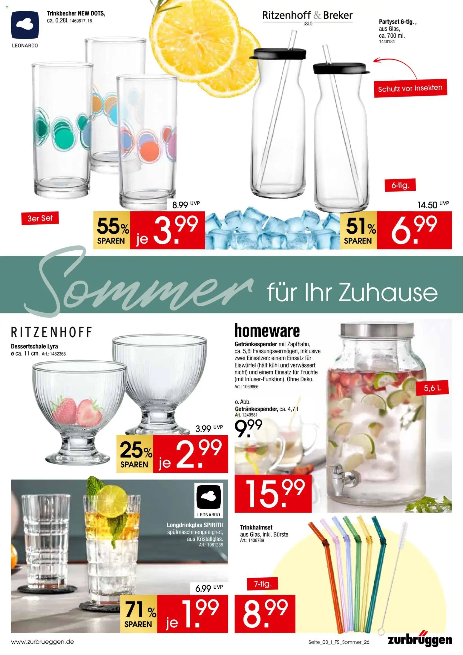 Zurbrüggen Sommer für Ihr Zuhause – gültig ab 02.06.2026 | Seite: 3