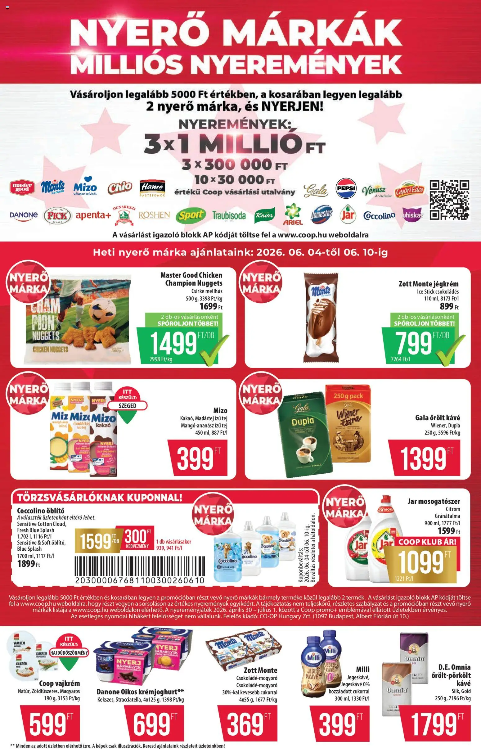 COOP akciós ujság - amely érvényes a következő dátumtól: 04.06.2026 | Oldal: 4