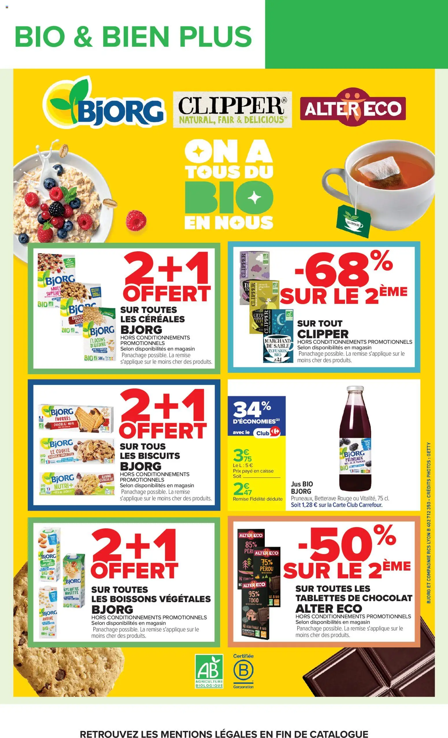 {H1} | Page: 13 | Produits: Flocons, Noisette, Infusion, Jus