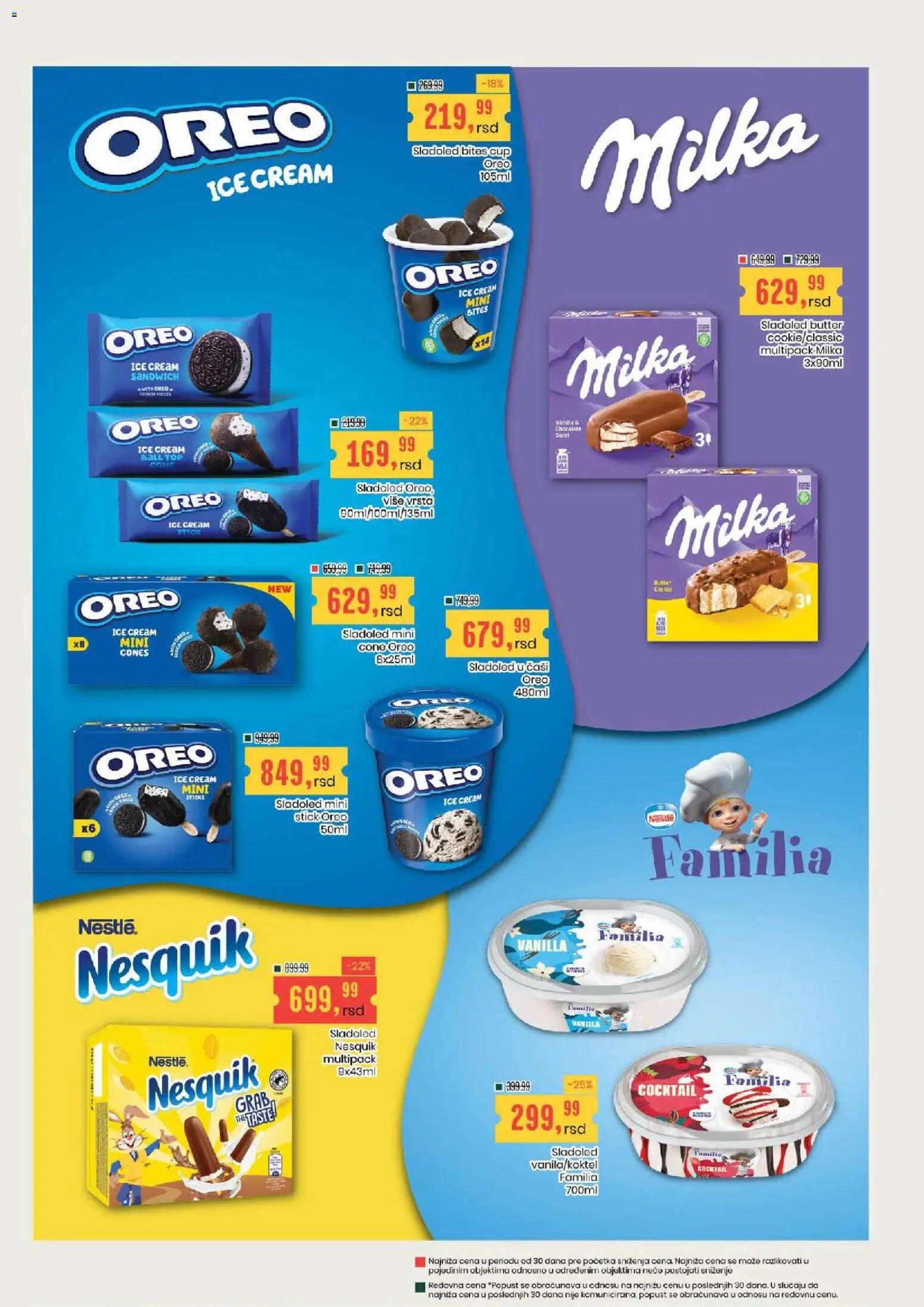 Aroma Market katalog - važi od 03.09.2026 | Strana: 22 | Proizvode: Milka, Sladoled, Oreo, Nesquik
