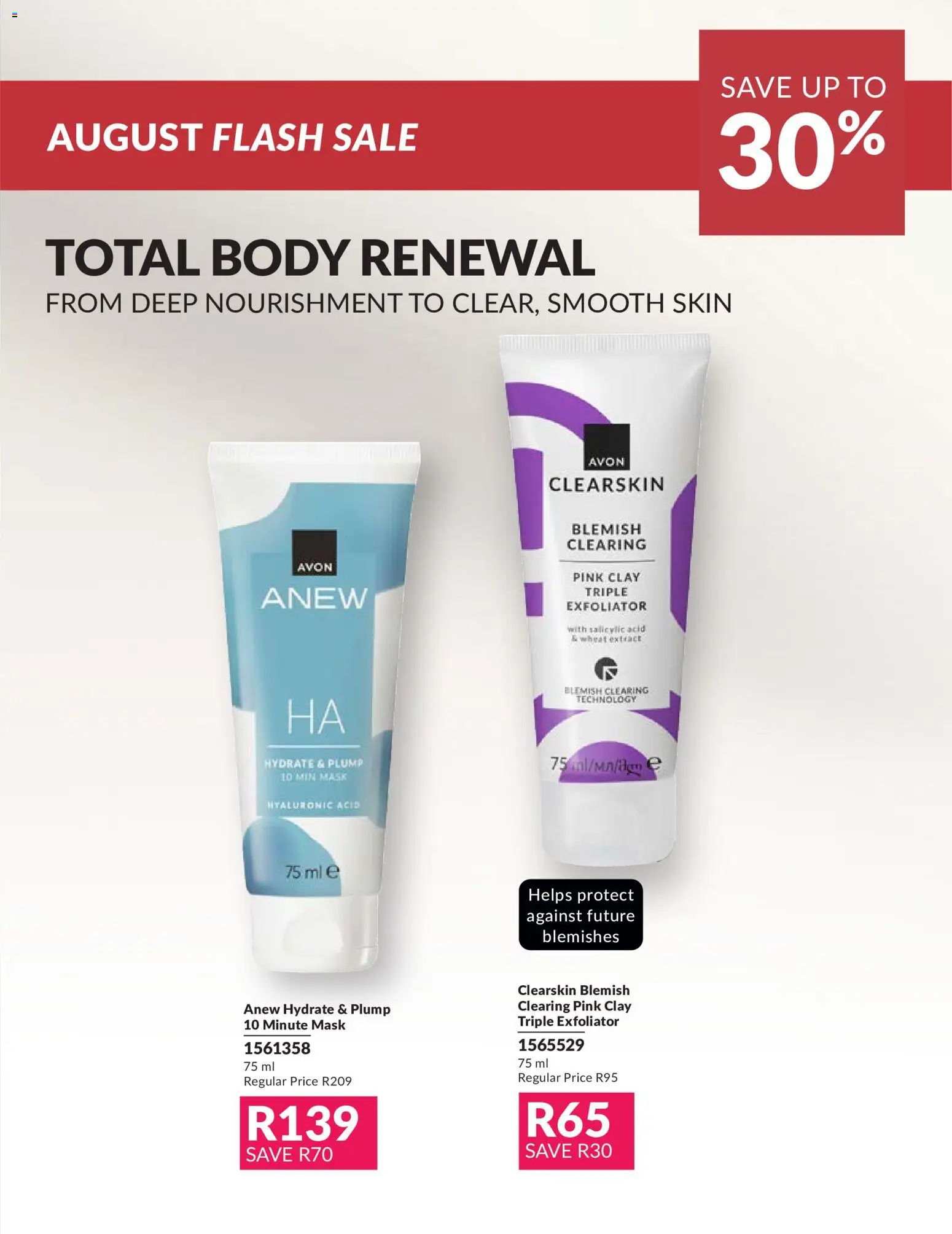 New Avon catalogue – valid from 24/08/2026 | Page: 28 | Products: Mask, Clay
