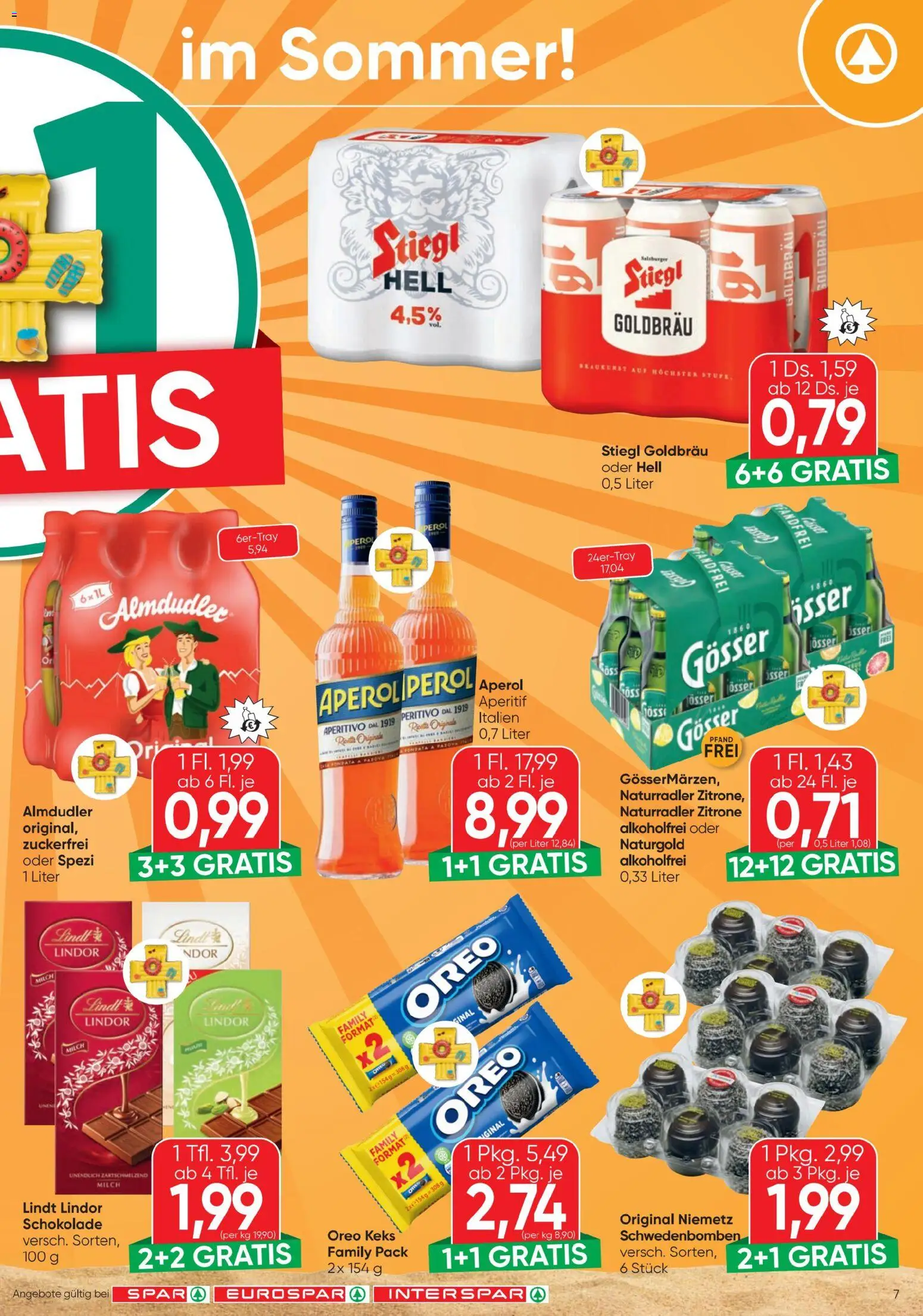 Spar - Flugblatt gültig ab 16.07.2026 | Seite: 7