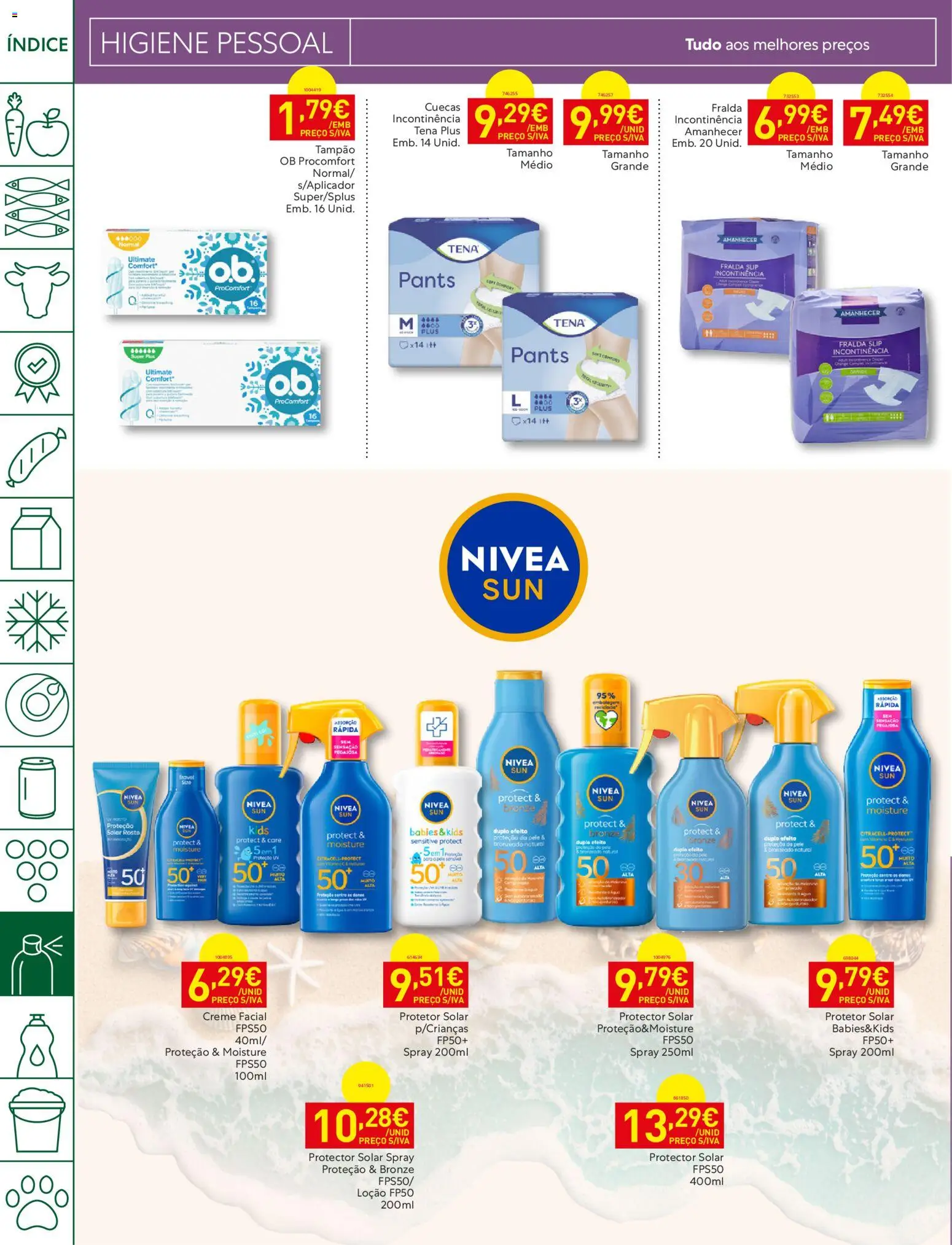 Recheio folheto Madeira │ válido de 23/06/2026 | Página: 34 | Produtos: Protetor solar, Creme, Cuecas