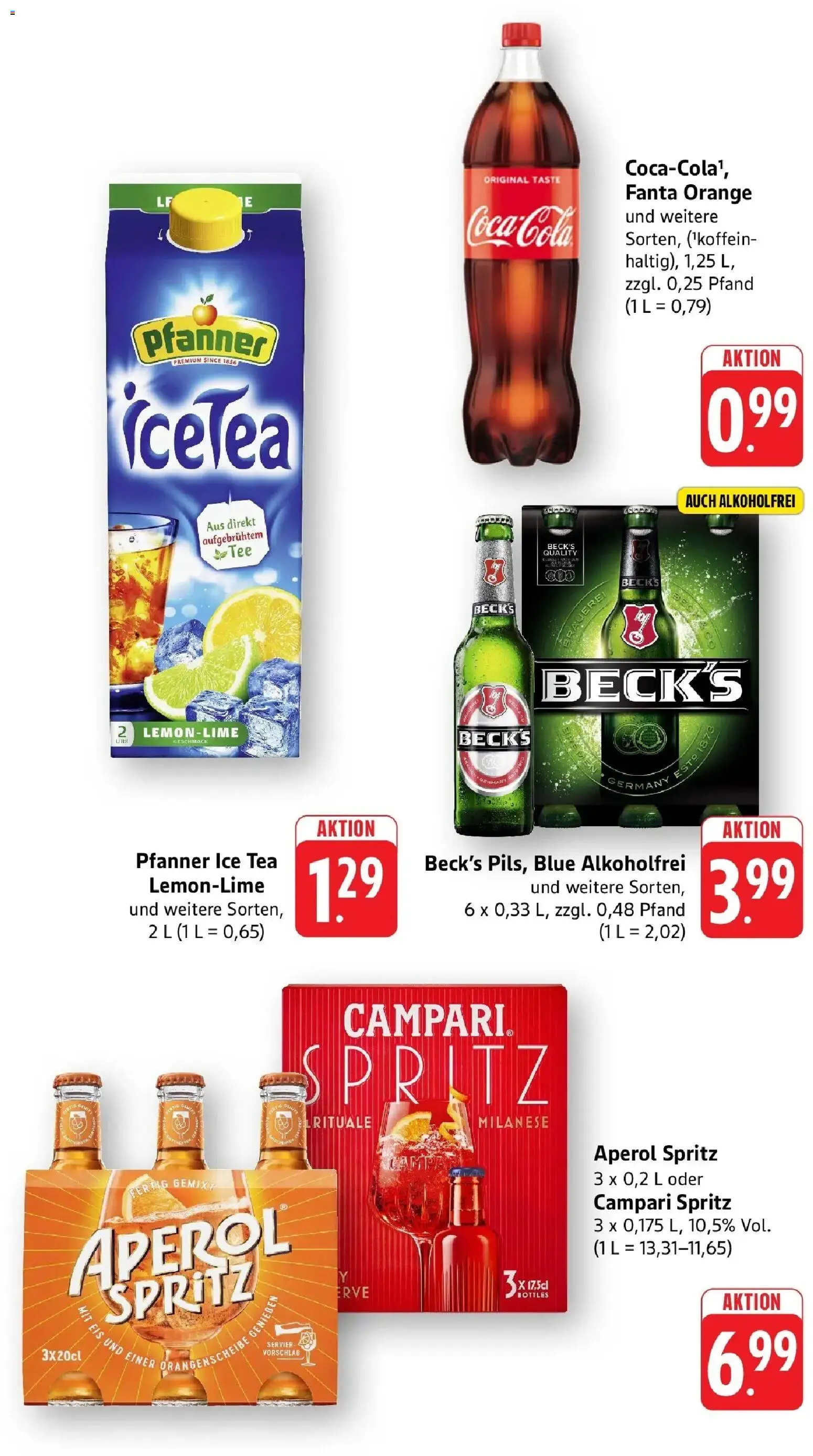 nah & gut Prospekt Offenburg-Zunsweier – gültig ab 14.06.2026 | Seite: 8 | Produkte: Fanta, Campari, Aperol, Eis