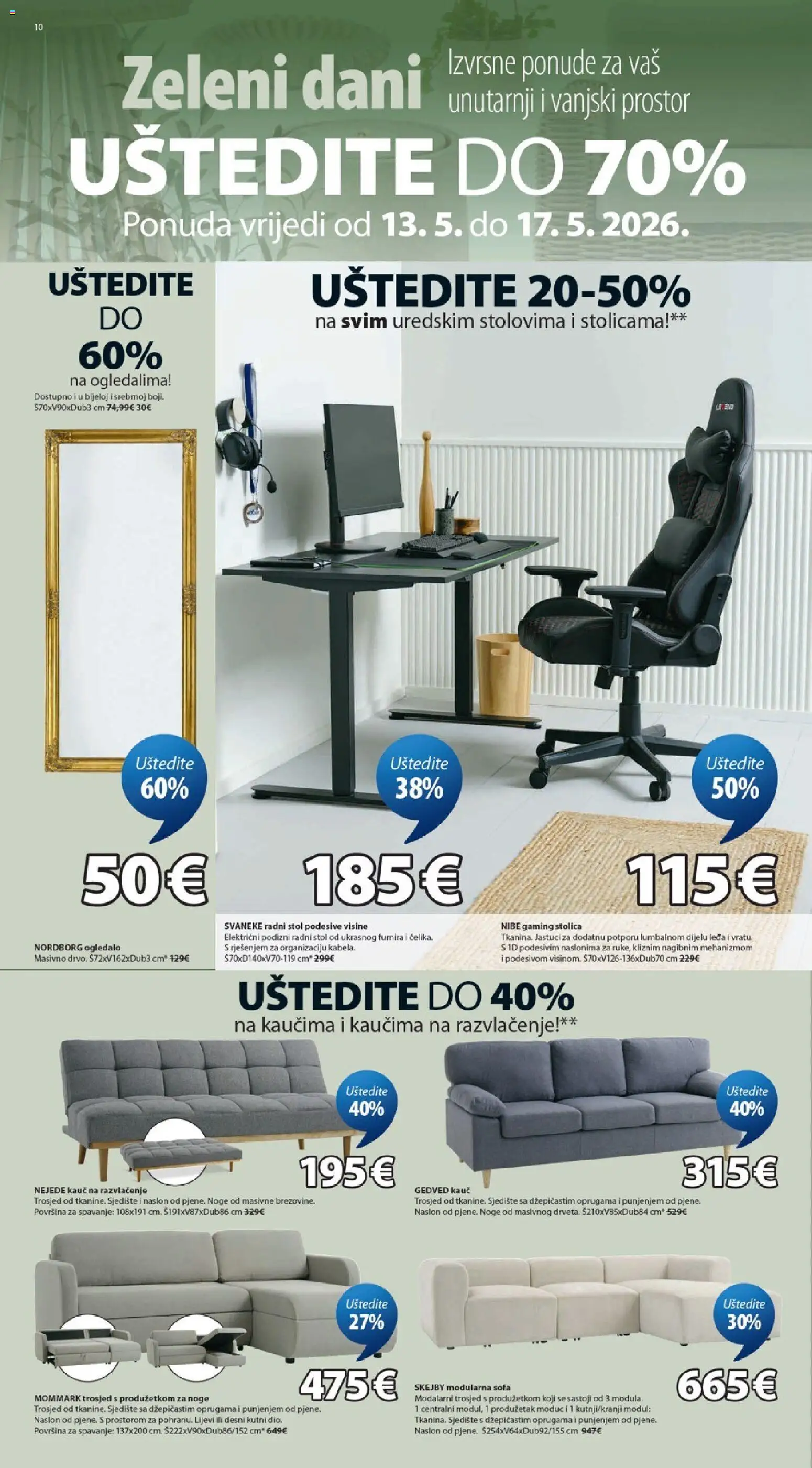 JYSK katalog | vrijedi od 13.05.2026 | Stranica: 10