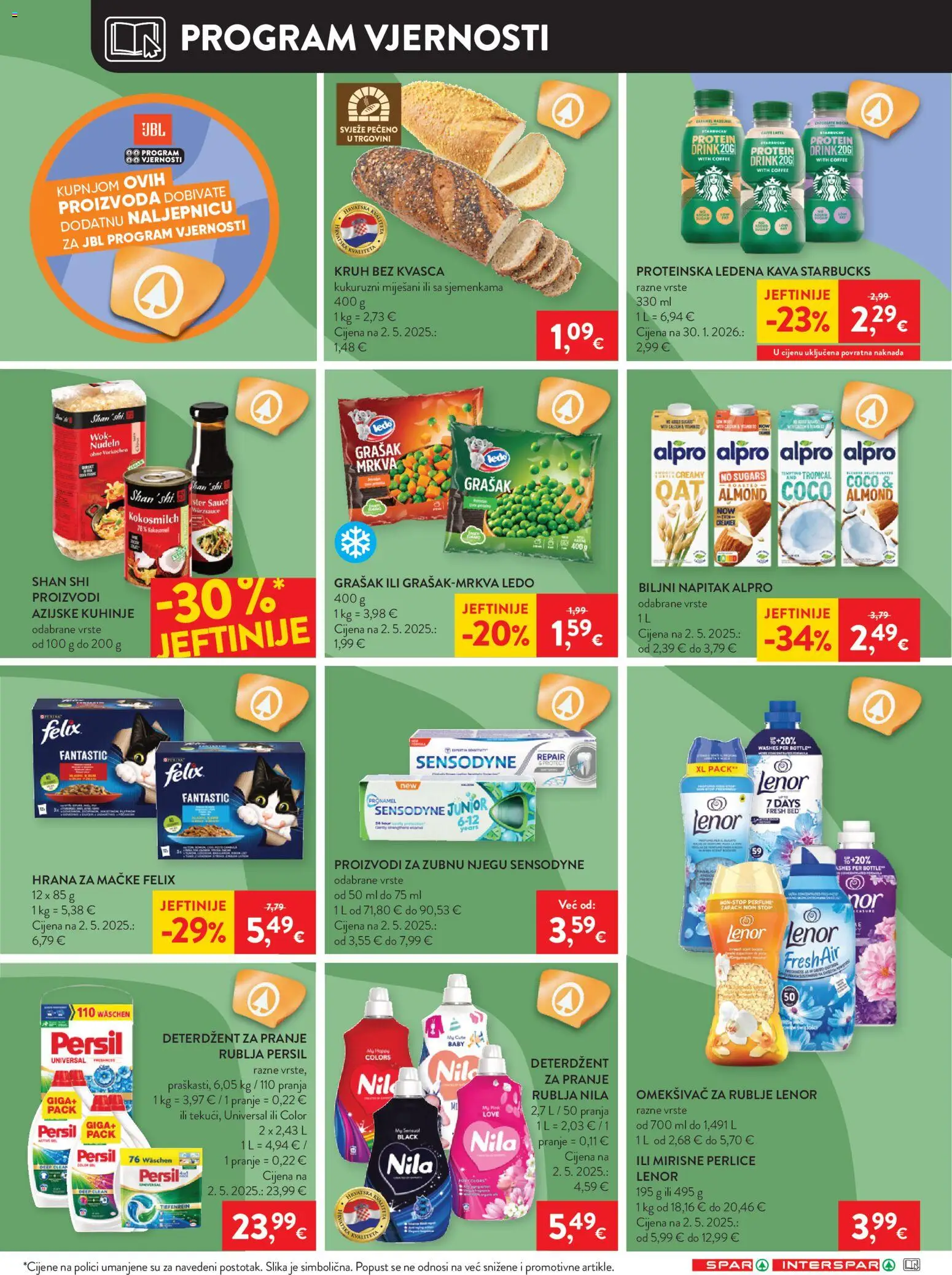 Spar katalog | vrijedi od 22.07.2026 | Stranica: 18 | Proizvodi: Kruh, Kava, Deterdžent, Sensodyne