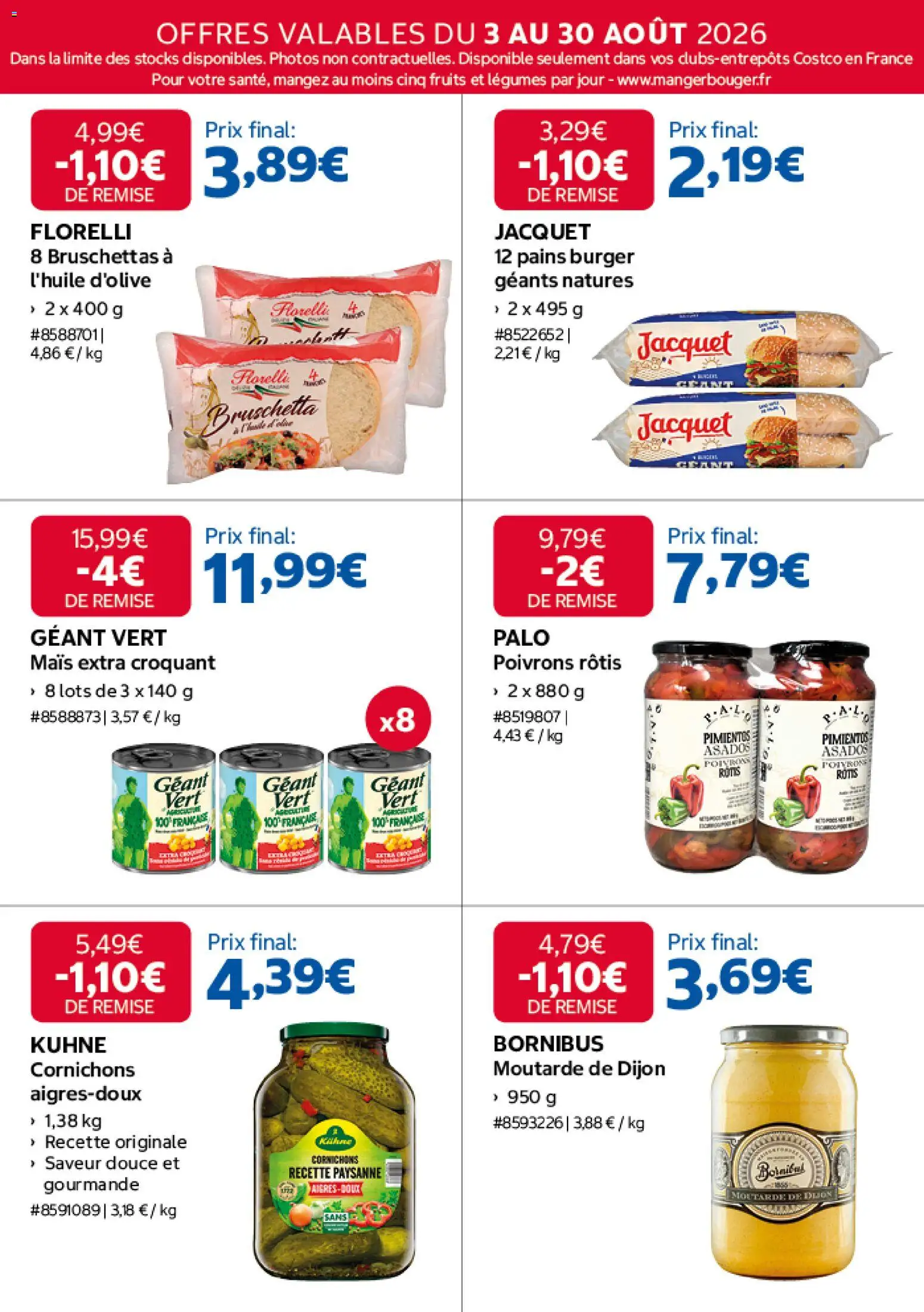 {H1} | Page: 15 | Produits: Mais, Moutarde