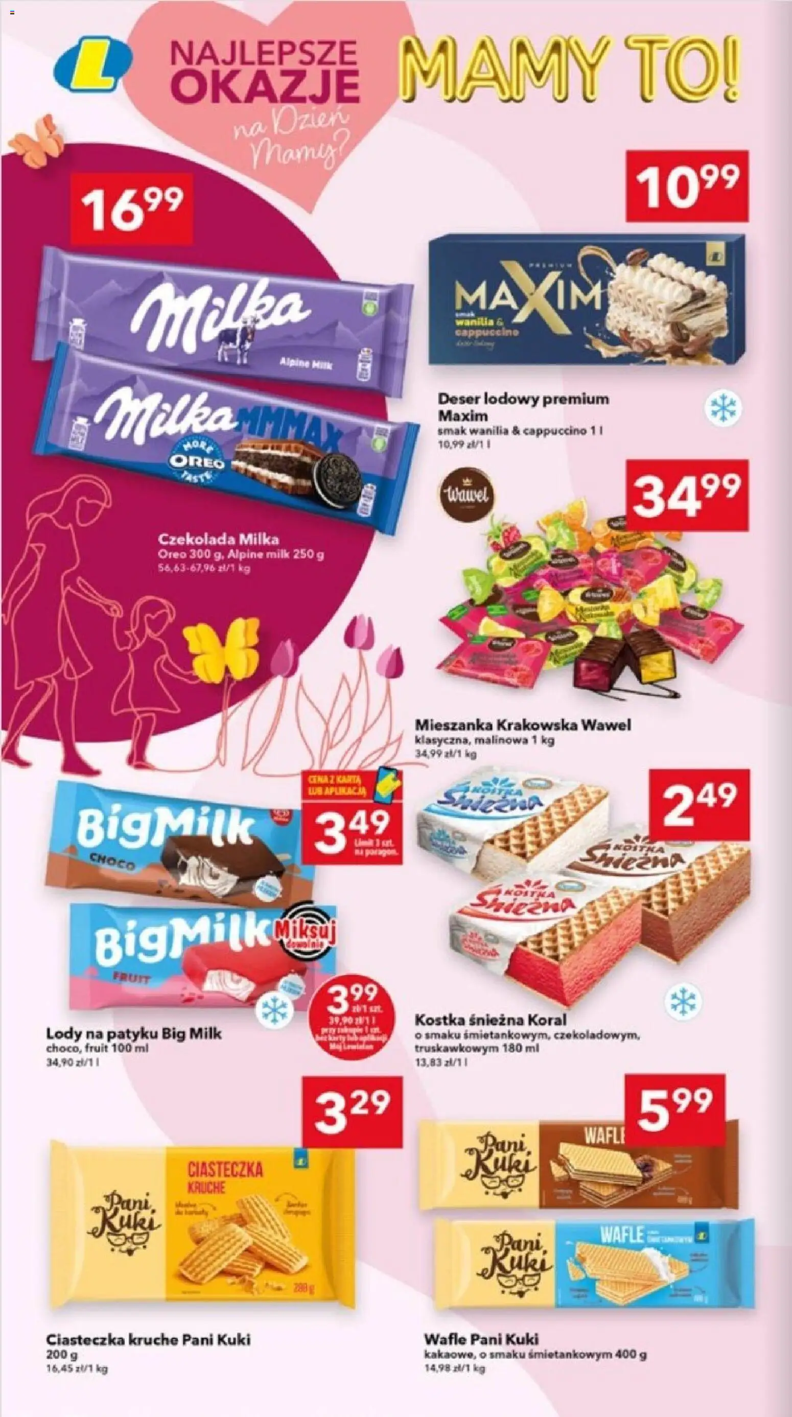 Lewiatan gazetka - Ostrów Wielkopolski od 21.05.2026 | Strona: 2 | Produkty: Milka, Lody na patyku, Ciasteczka, Lody